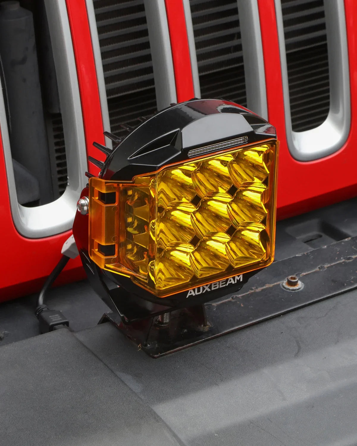 V-MAX Series | 7 Inch 228W 26100LM Spot Beam Side Shooter LED Round Driving Lights with Amber DRL&Backlight