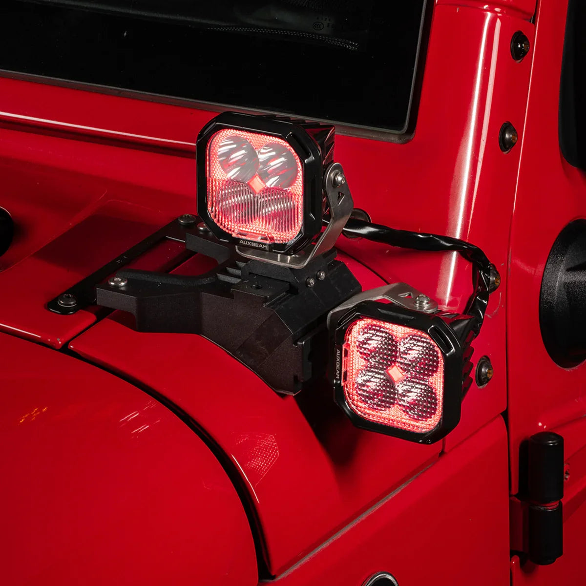 Color Play Series 3 Inch 116W RGB LED Pod Lights Flood Off Road Lights With 8 Backlight Options