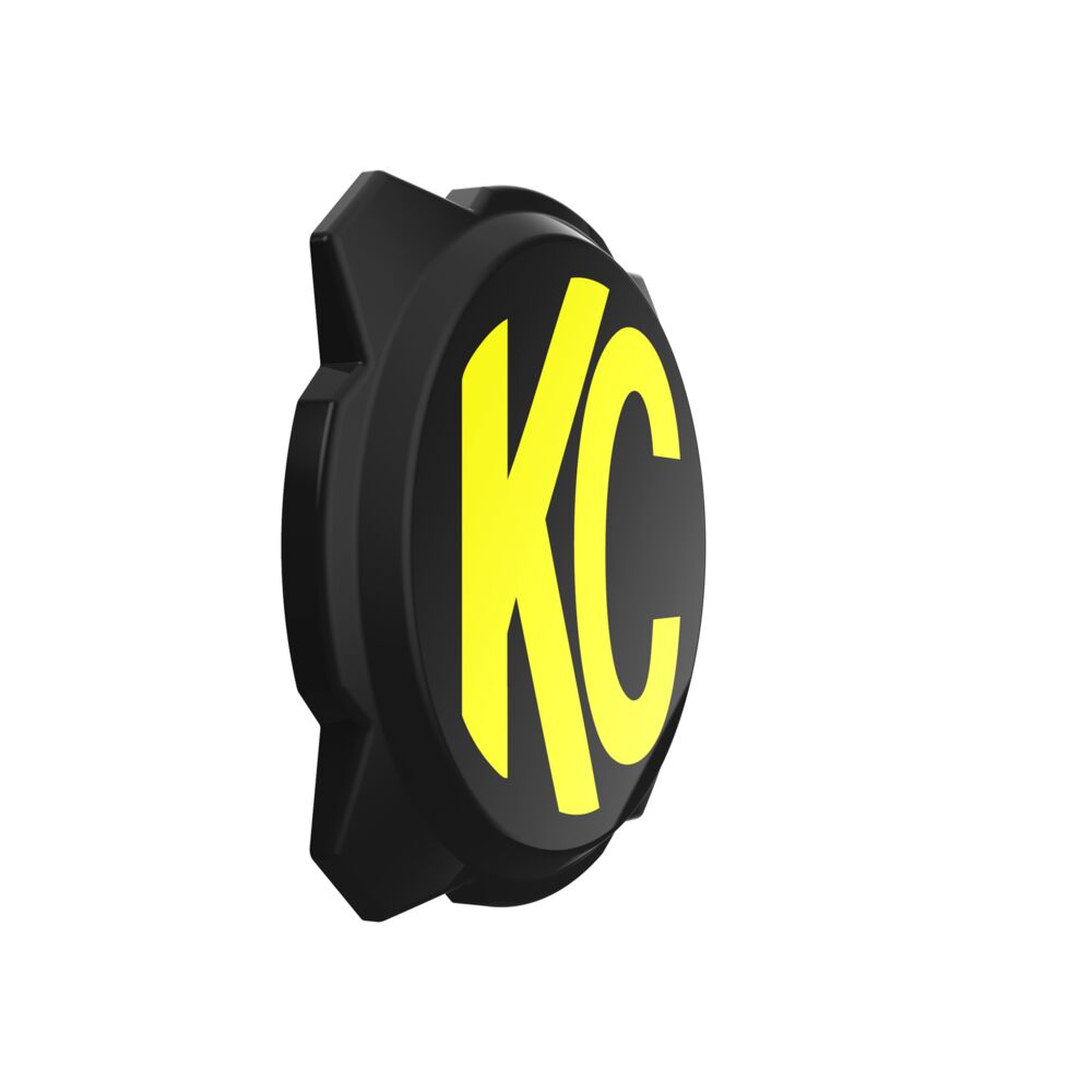 Gravity® Titan/Pro6 6" Light Cover - Black / Yellow KC Logo - # 5111