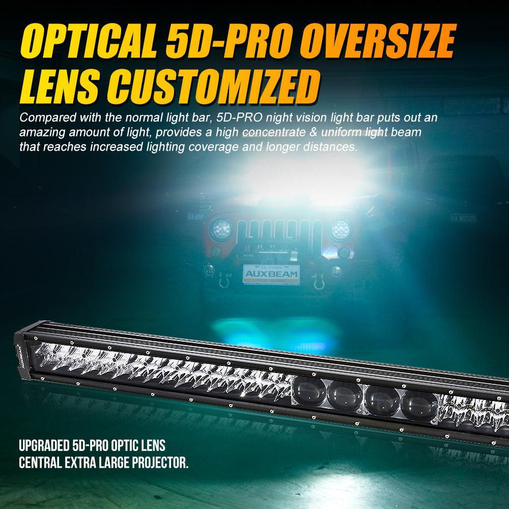 42 Inch 5D-PRO Series LED Light Bar & Car Roof Windshield LED Light Bar Mounting Bracket for 2014-2019 Can-Am Commander 1000 800 Models