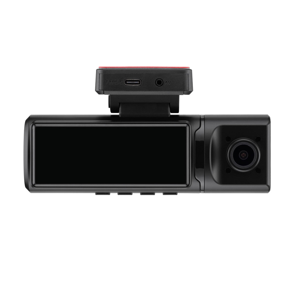 4K Triple Dash Camera with Front, In-Cabin and Rear Cameras, Wi-Fi, GPS and 3.16” IPS Display