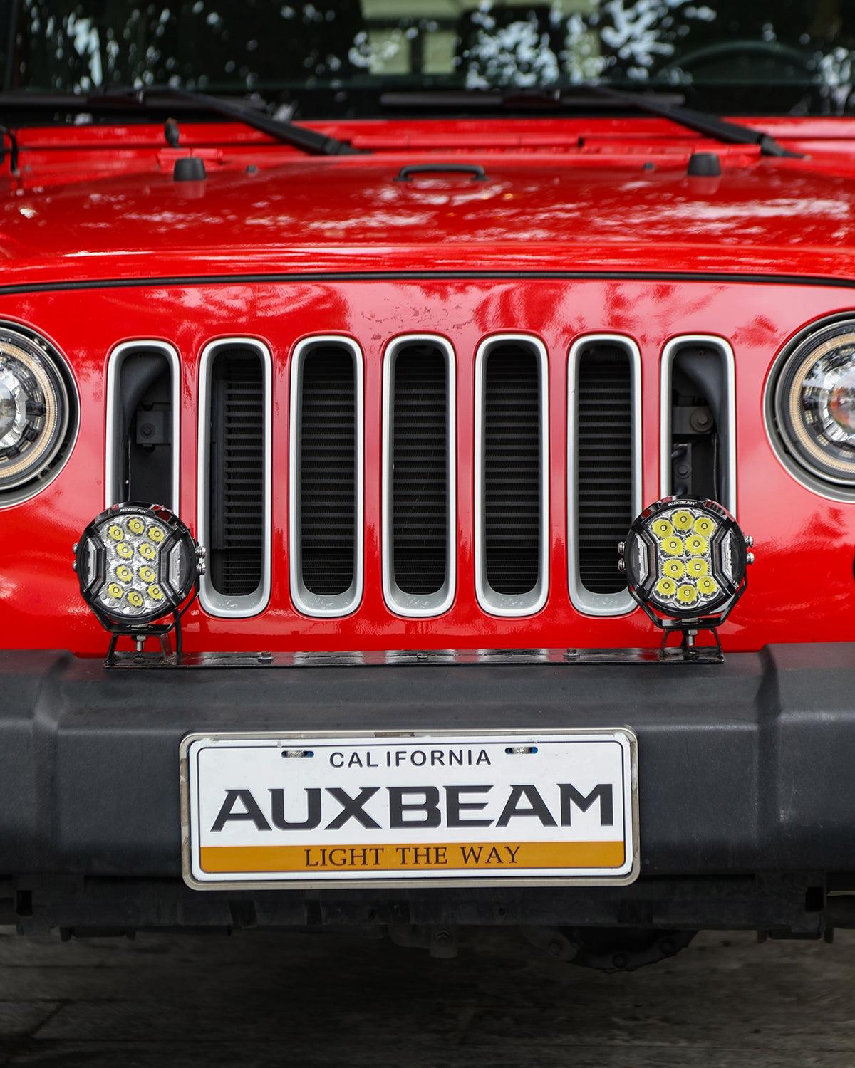 V-ULTRA Series | 5 Inch 172W LED Side Shooter White Pod Lights with Amber DRL