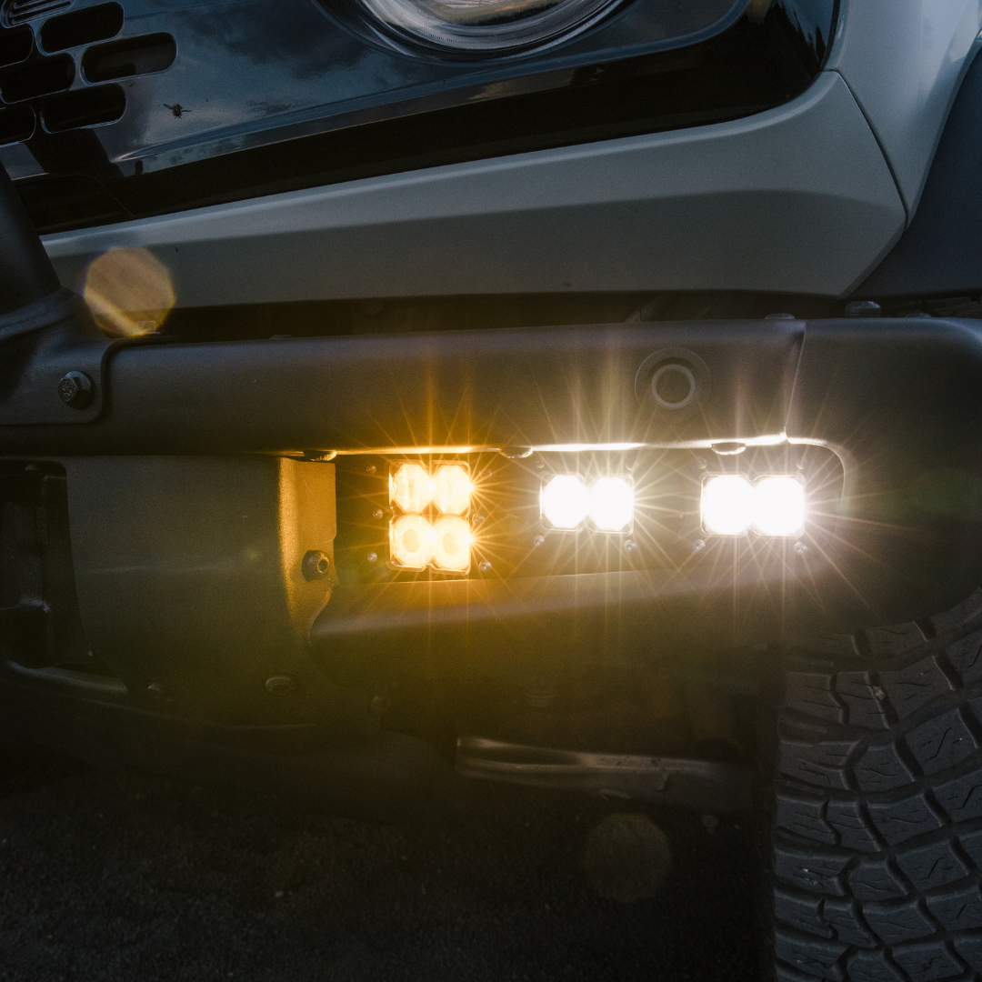 Ford Bronco (2021+) - LED Modular Bumper Fog Light Kit