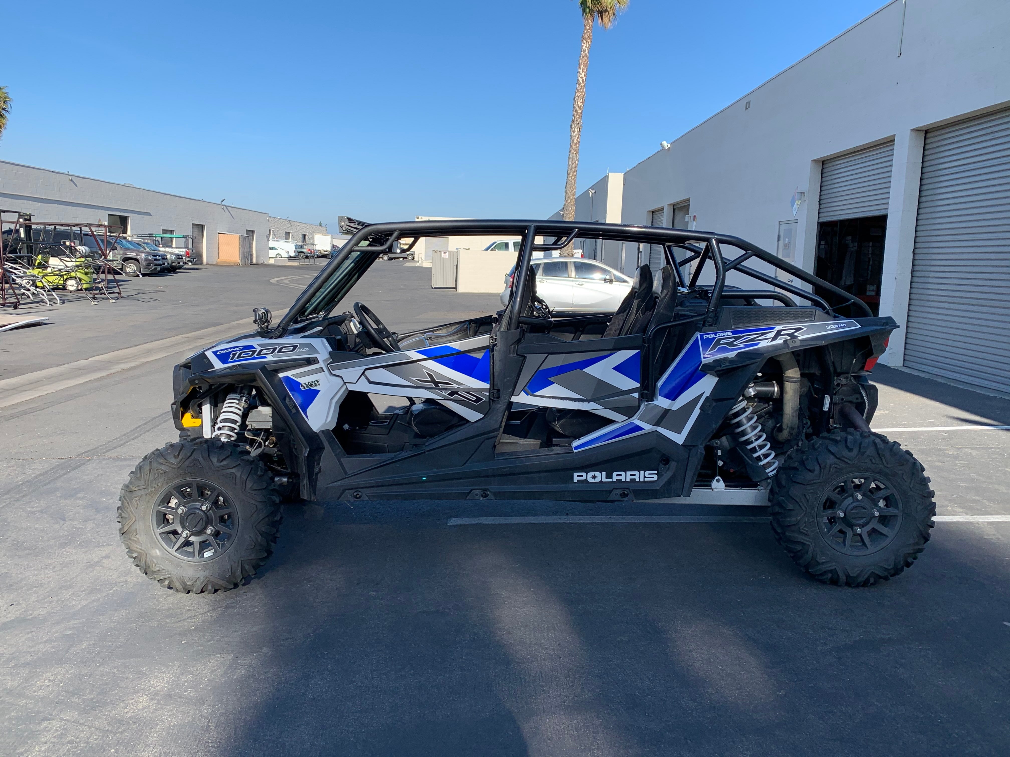 2014-2023 Polaris RZR 4DR Fastback Cage by UTV Speed Inc. UTVPRZR14CG4FB UTV Roll Cage