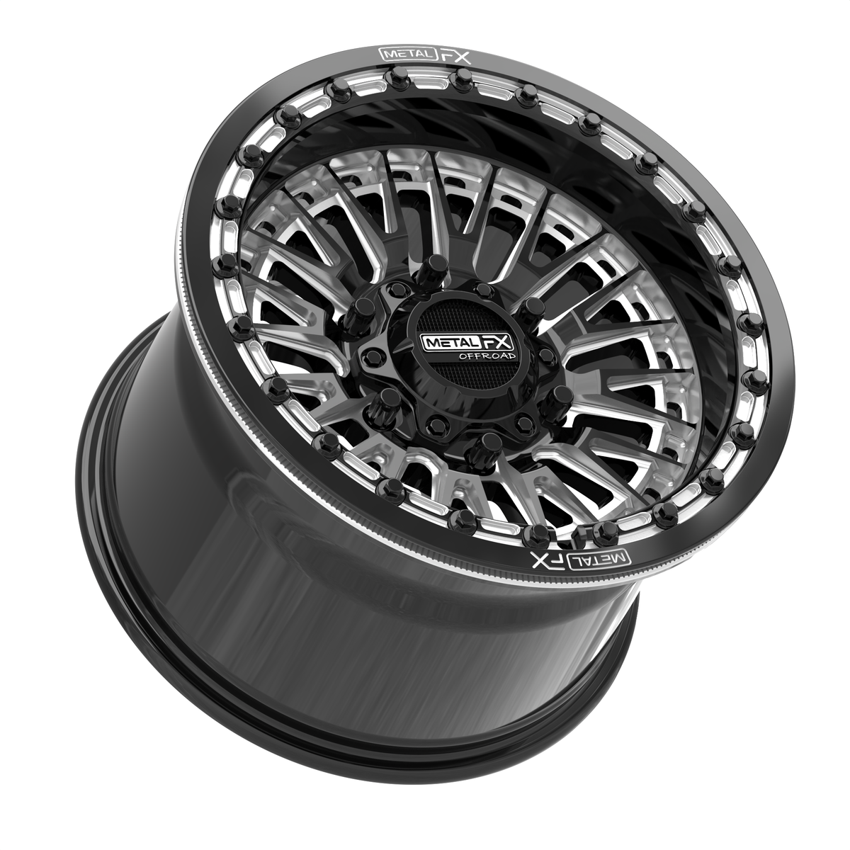 Slayer 6R Beadlock | Gloss Black Contrast Cut