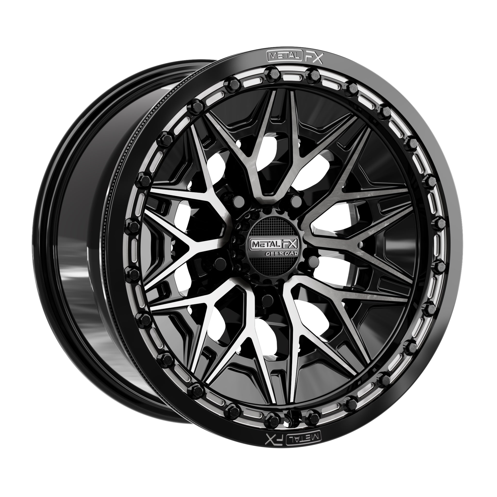 Alpha R Beadlock | Gloss Black DDT Face