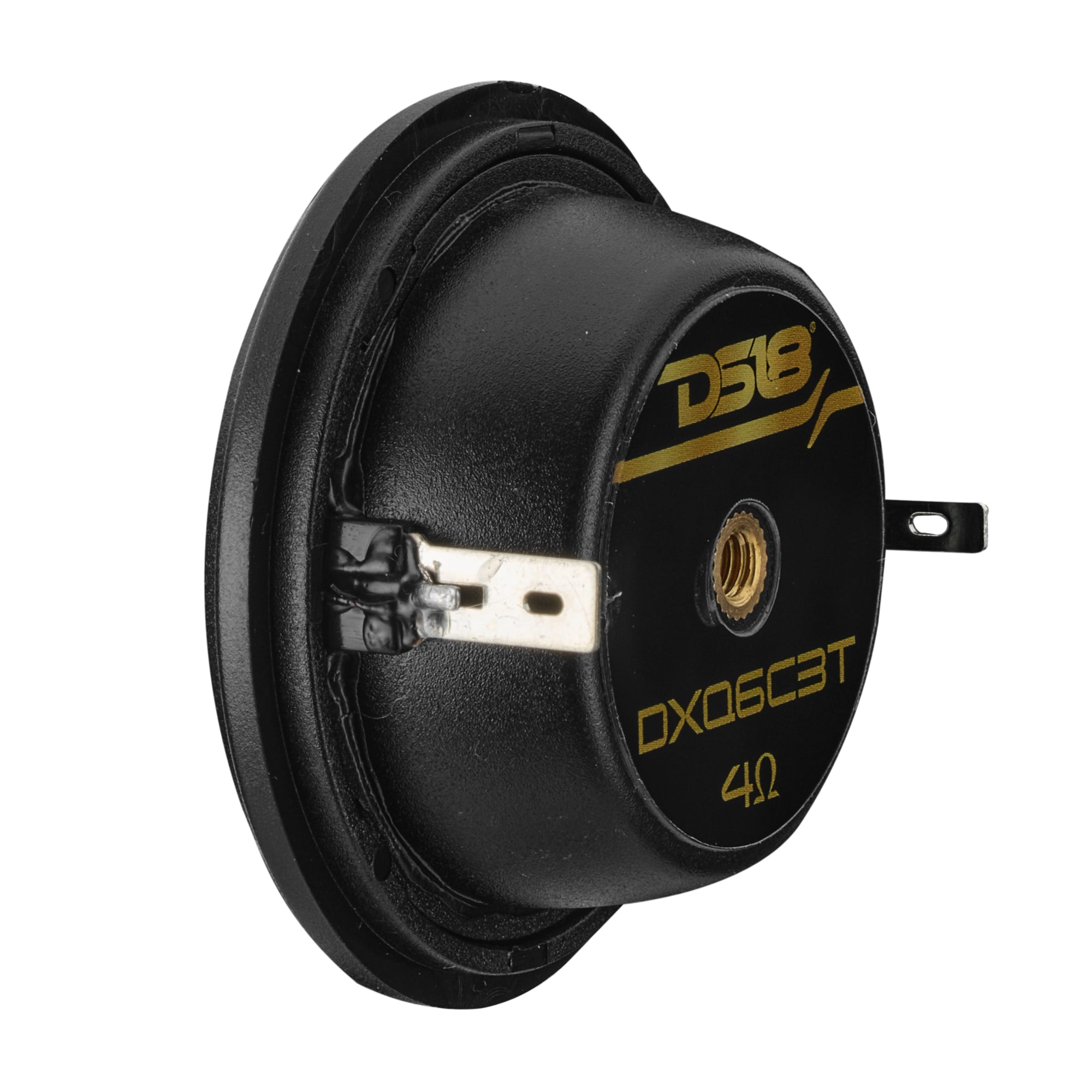 DXQ 6.5" 3-Way Component Speaker Set with Yellow Straw + Composite Foam Cone | 150W RMS 4-Ohm