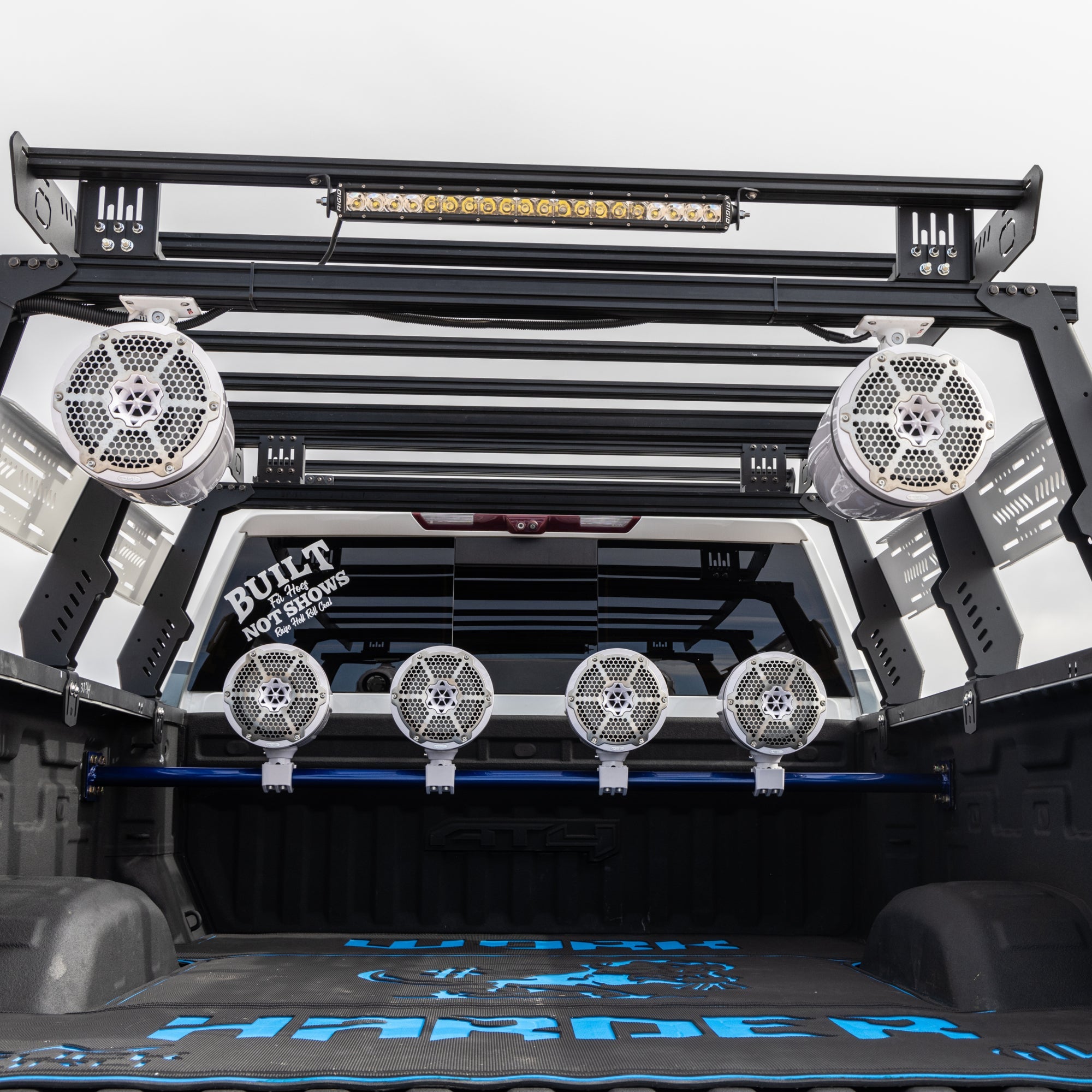 NXL 6.5" Marine and Powersports Towers LED RGB Lights 100 Watts Rms - Black