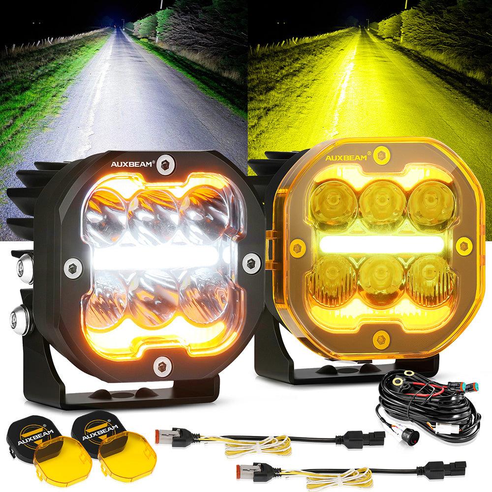 flex breeze vape Led Fog Lights IJDMTOY 2-Pack 36W High Power White LED Pod Lights