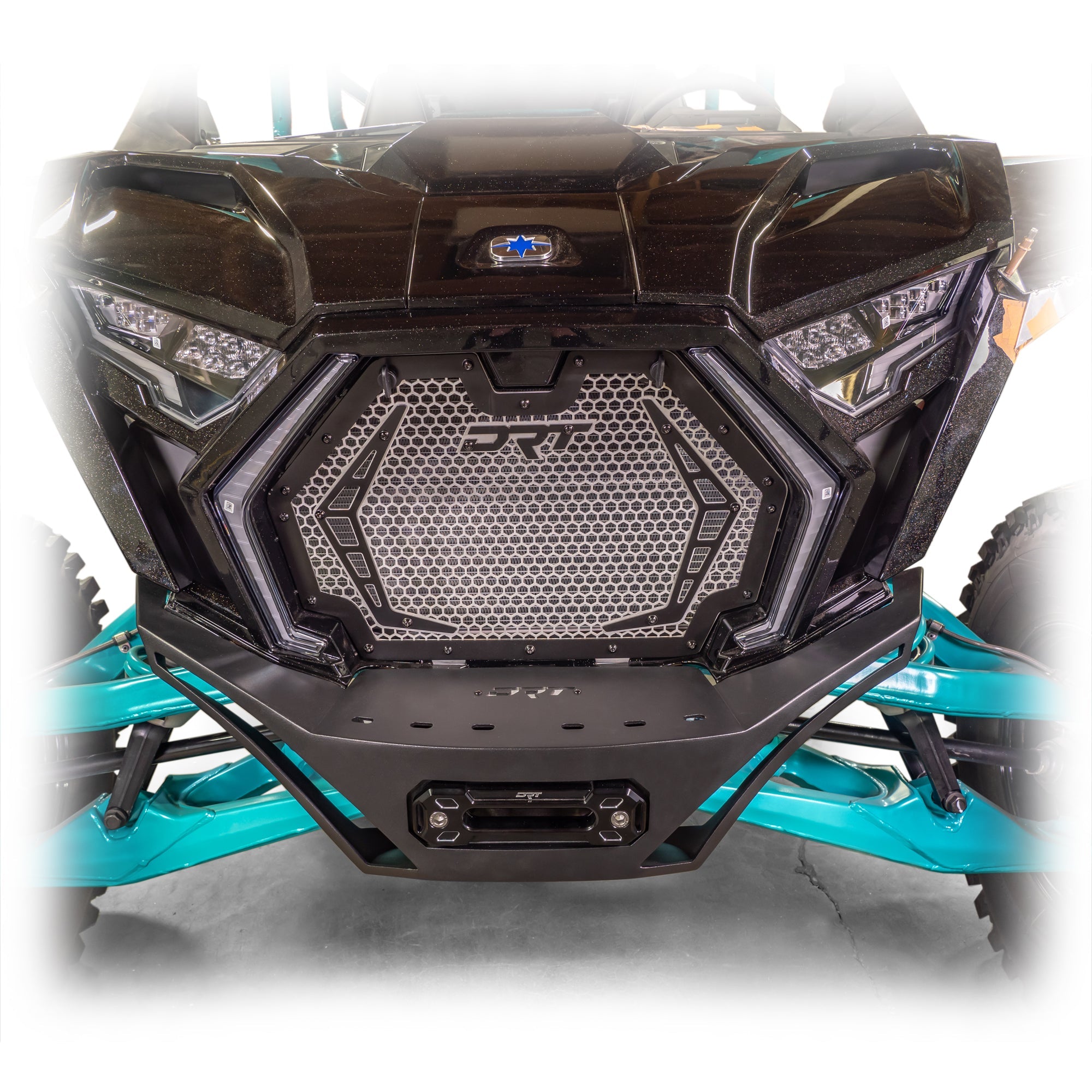 DRT Polaris RZR Pro R /Pro S/Turbo R 2022+ V2.0 Front Winch Bumper Front view close up