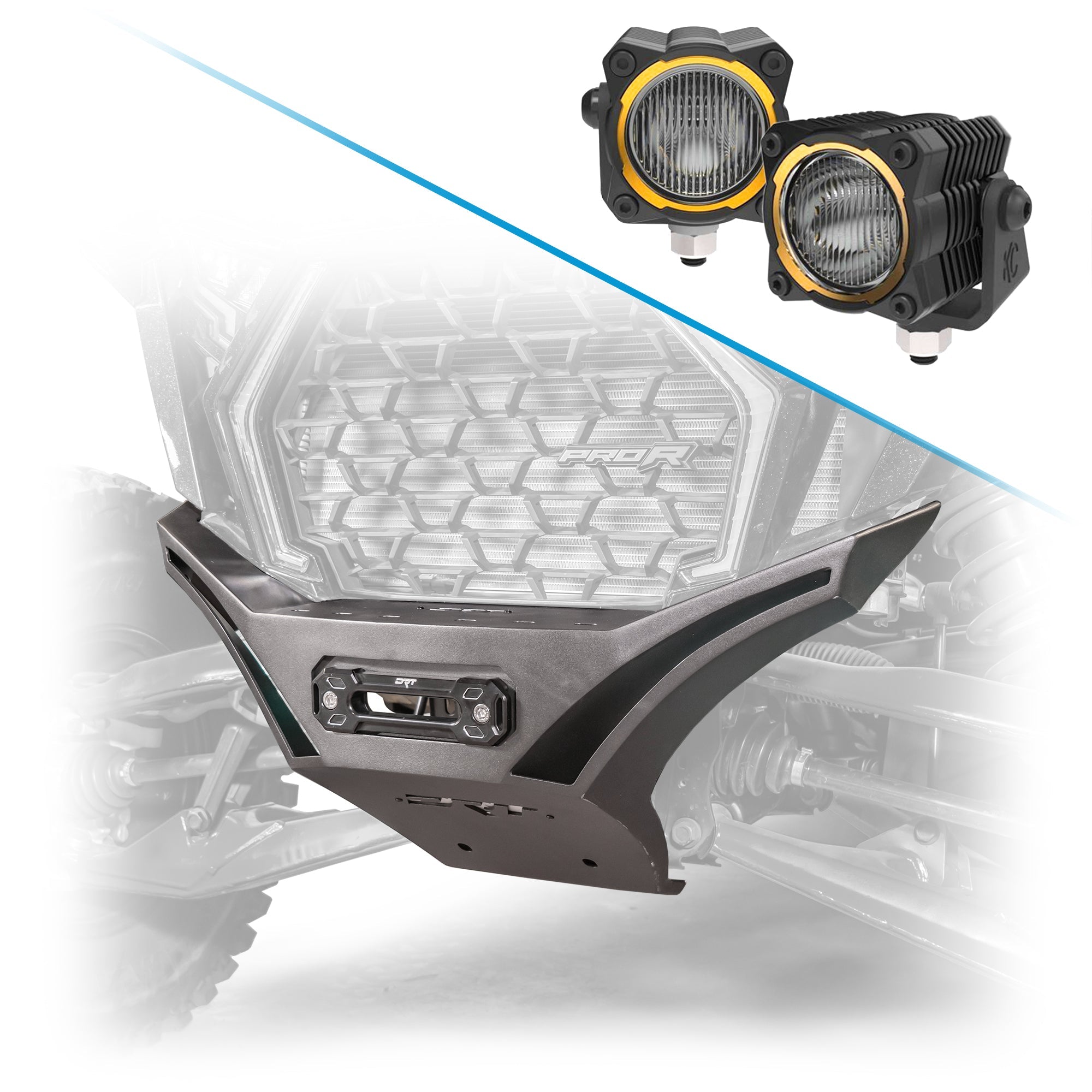 DRT Polaris RZR Pro XP 2025+ V2.0 Front Winch Bumper