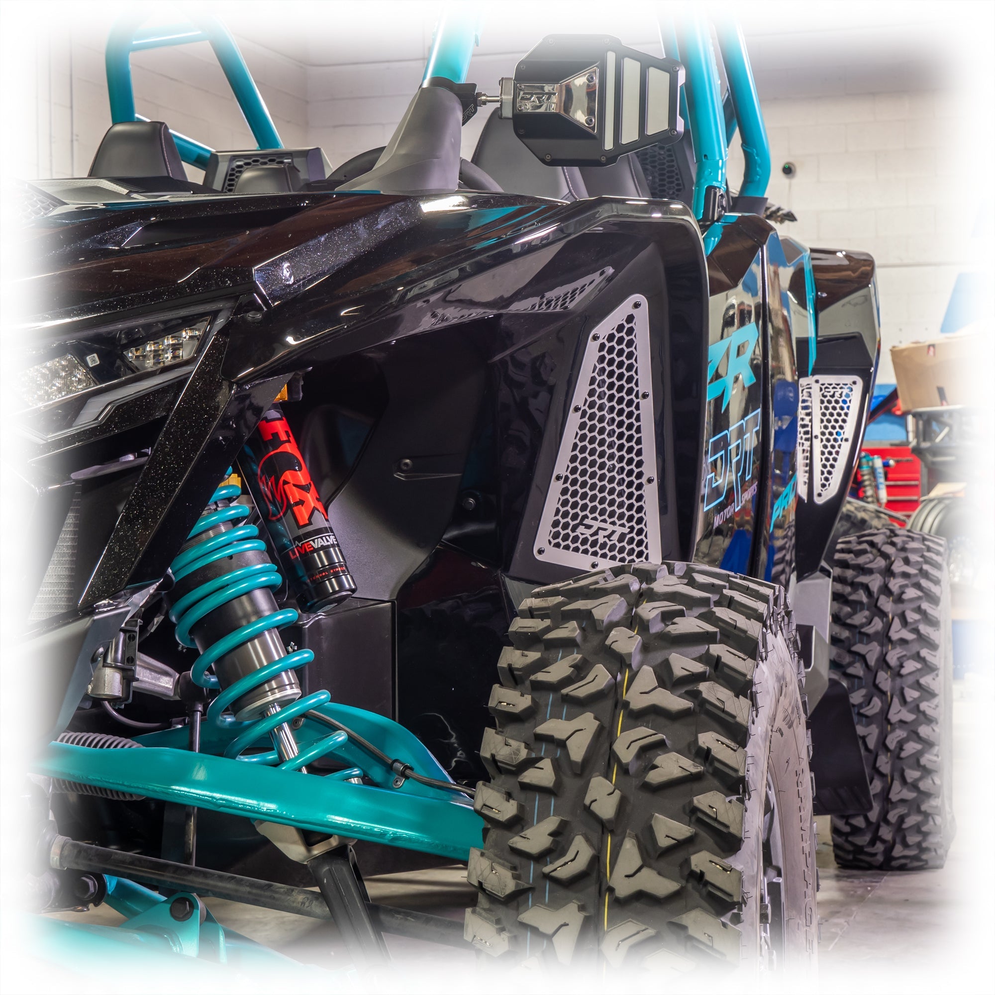 RZR Pro Series fender kit stainless steel hardware detail