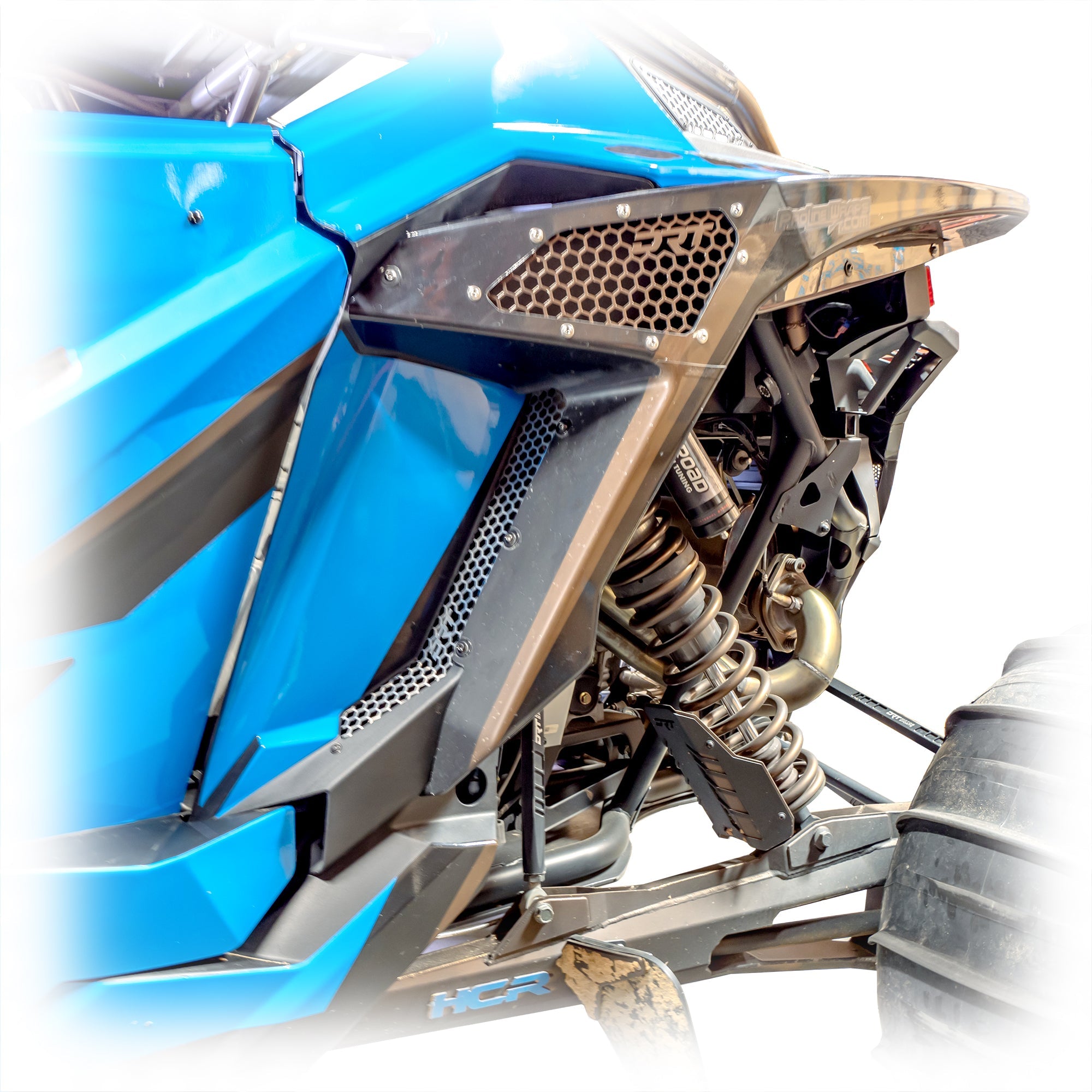 DRT Polaris RZR Pro XP/ Pro R/Turbo R Aluminum Rear Fender Screen set