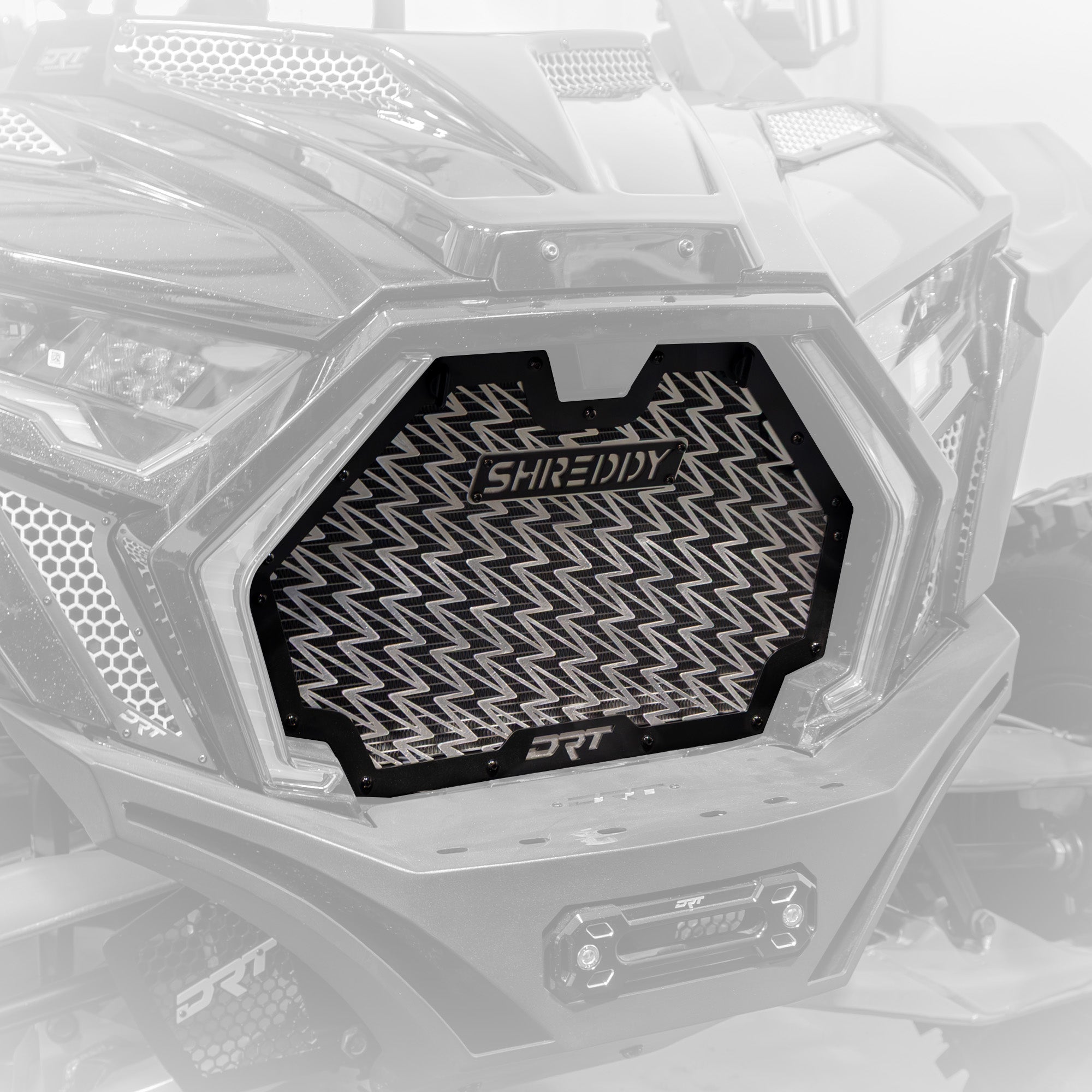 DRT x Shreddy Aluminum Front Grill for Polaris 2025+ RZR Pro XP/Pro S /Pro R