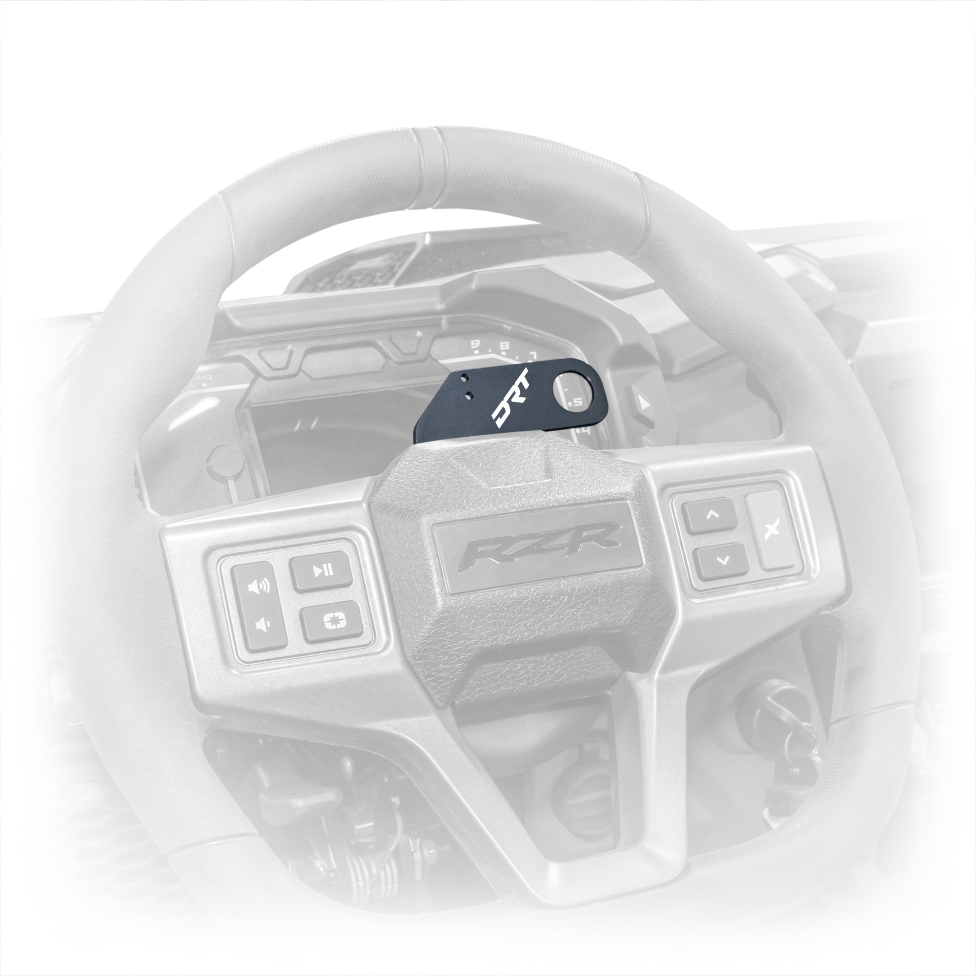 Steering Wheel Single Push-To-Talk Plate for Polaris RZR 2020+