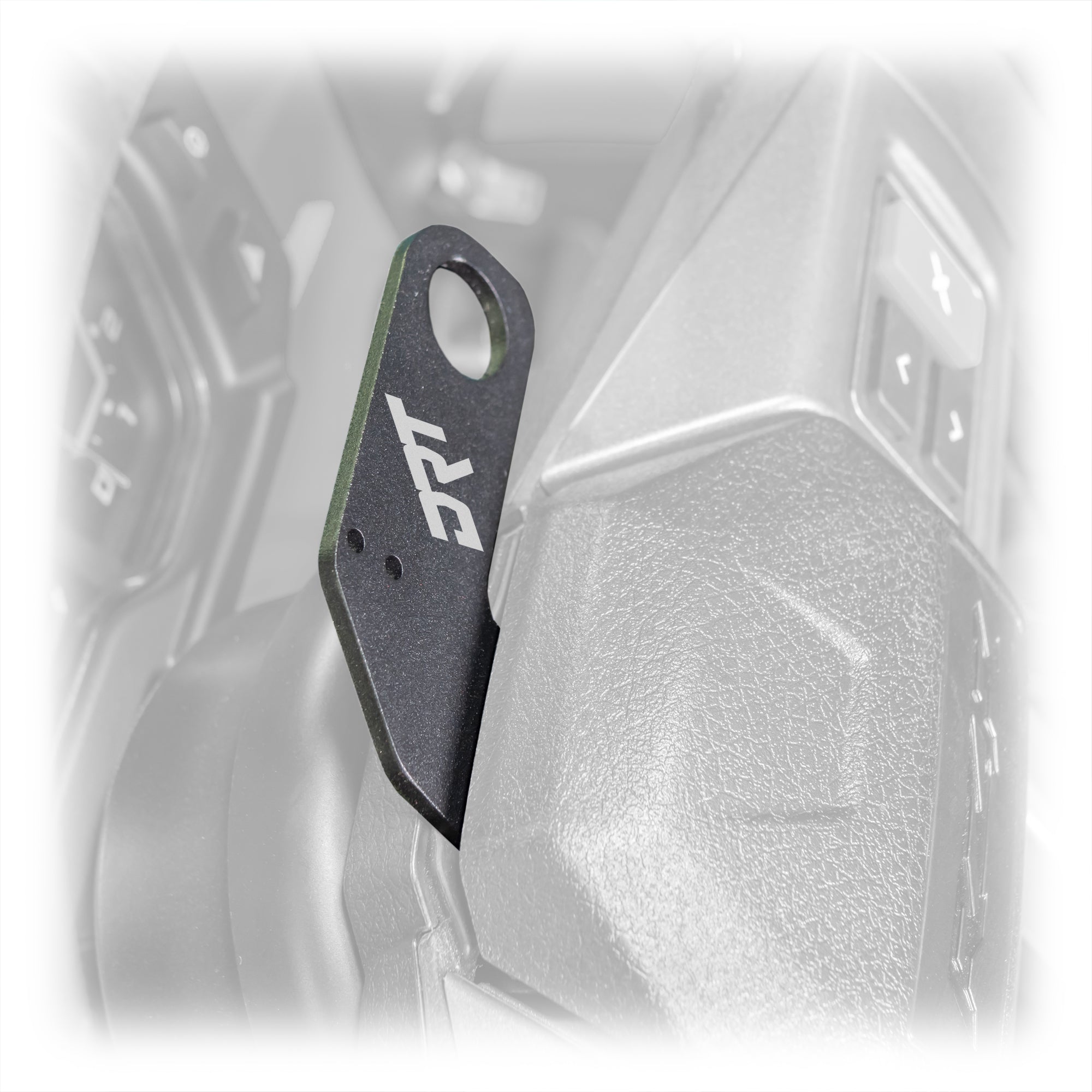 Steering Wheel Single Push-To-Talk Plate for Polaris RZR 2020+