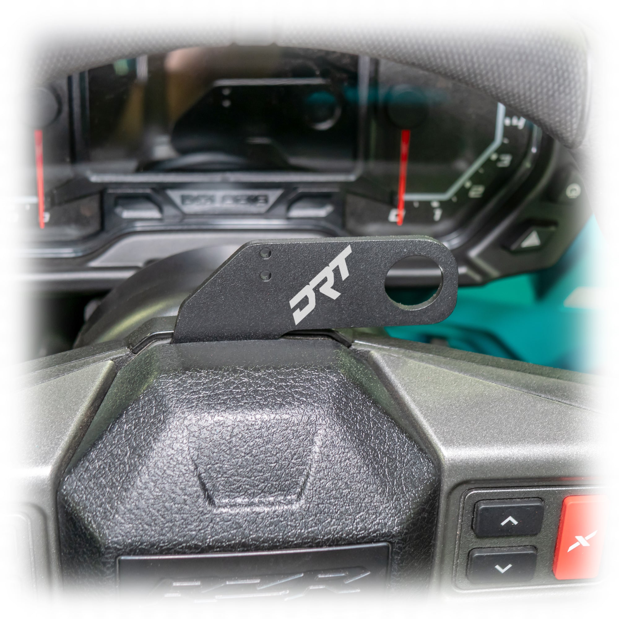 Steering Wheel Single Push-To-Talk Plate for Polaris RZR 2020+