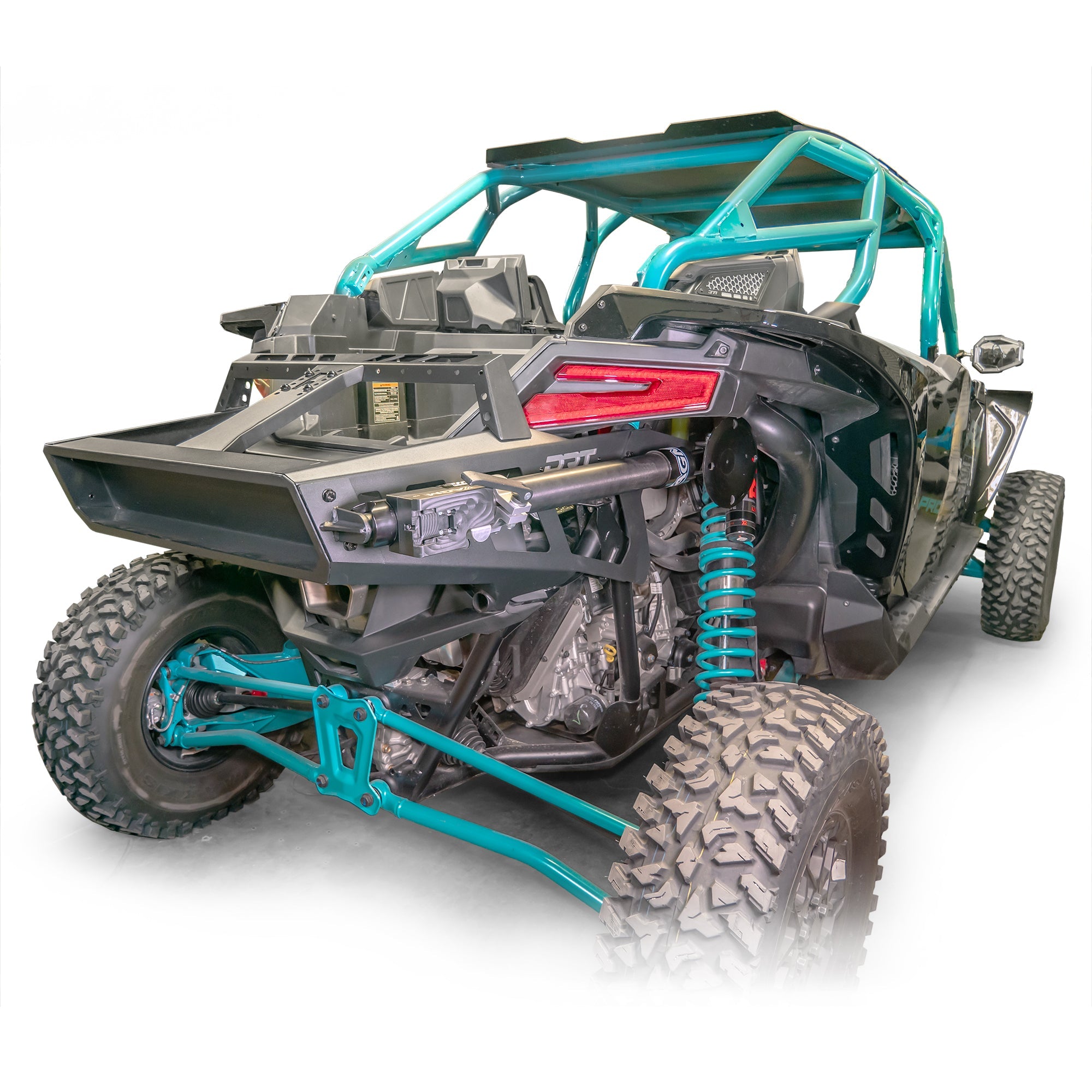 Fixed Tire Carrier AGM Electric Jack Holder Kit for Polaris Pro R Desert Runner