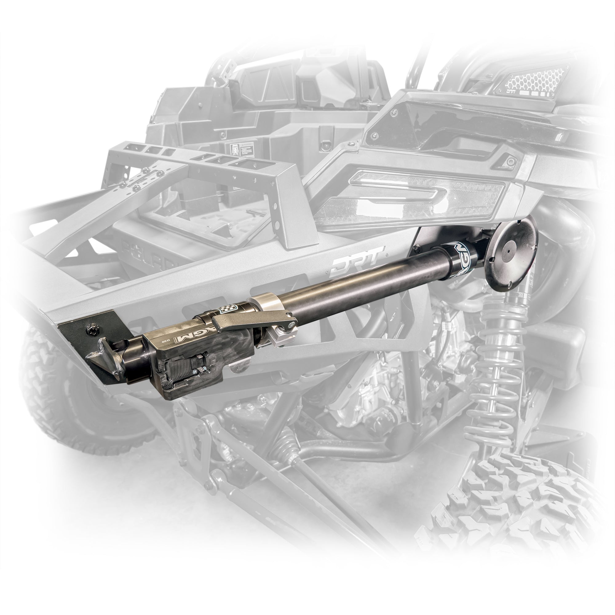 Fixed Tire Carrier AGM Electric Jack Holder Kit for Polaris Pro R Desert Runner