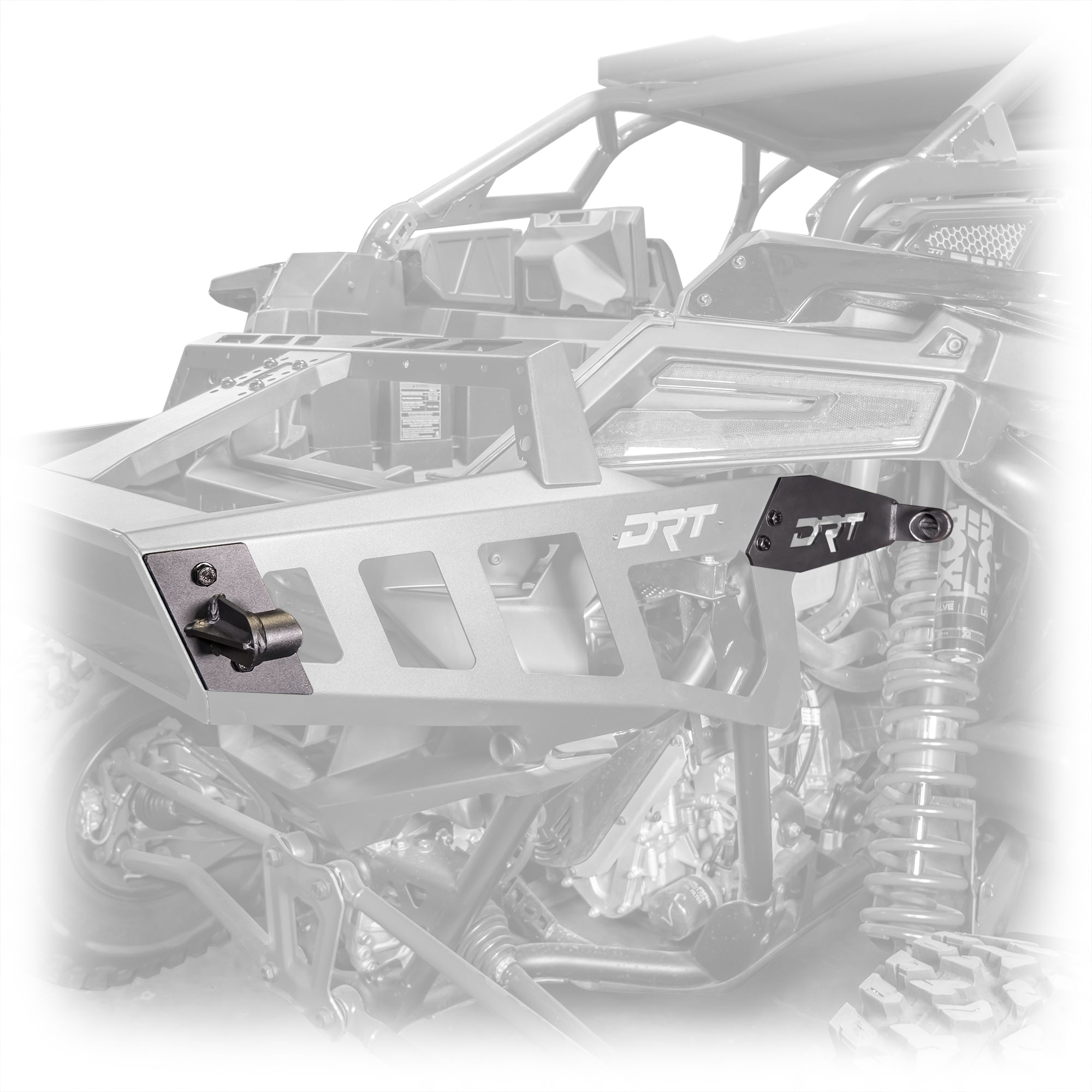 Fixed Tire Carrier AGM Electric Jack Holder Kit for Polaris Pro R Desert Runner