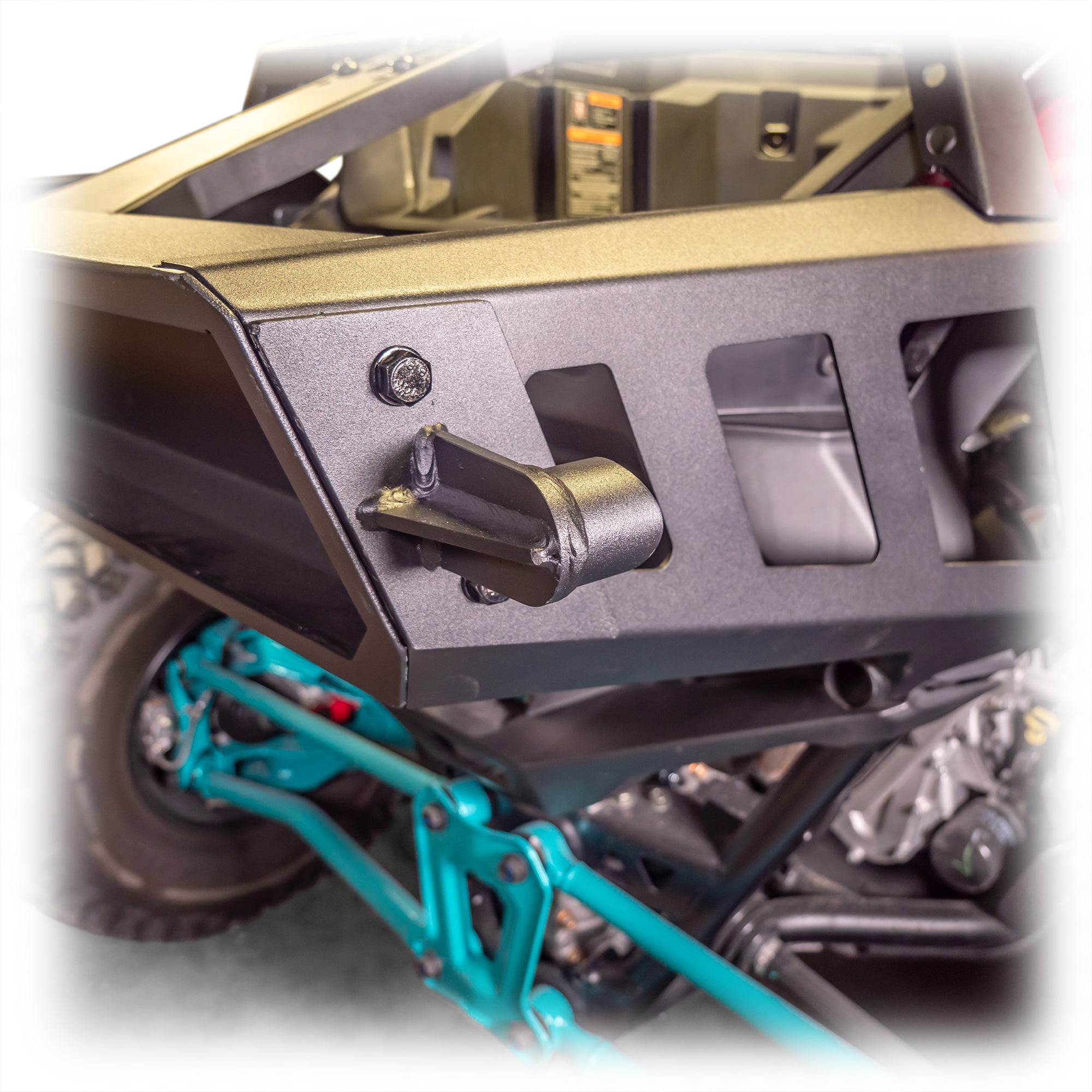 Fixed Tire Carrier AGM Electric Jack Holder Kit for Polaris Pro R Desert Runner