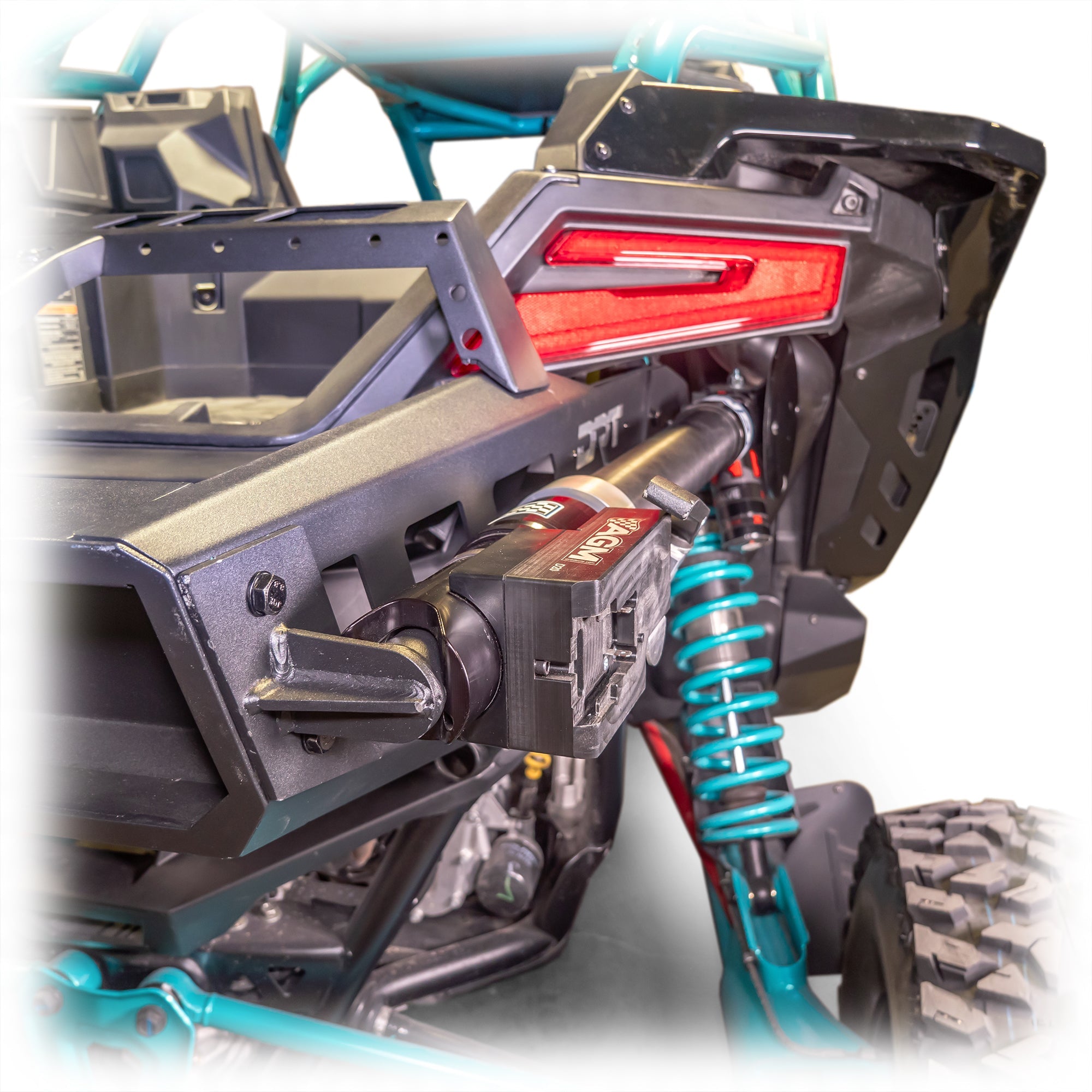 Fixed Tire Carrier AGM Electric Jack Holder Kit for Polaris Pro R Desert Runner