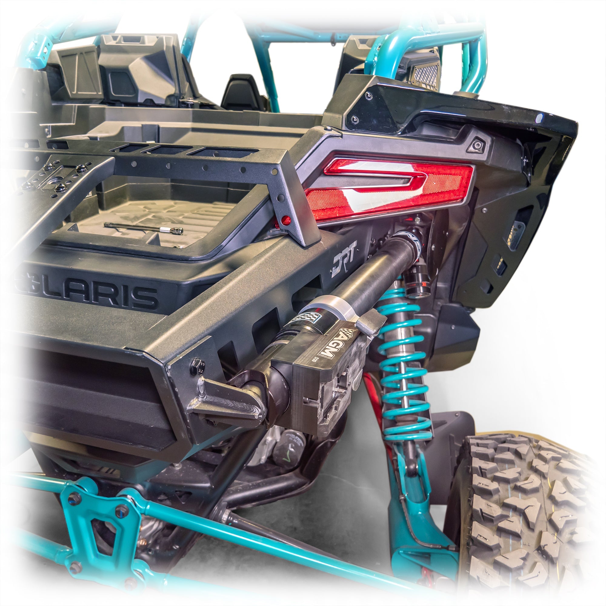 Fixed Tire Carrier AGM Electric Jack Holder Kit for Polaris Pro R Desert Runner