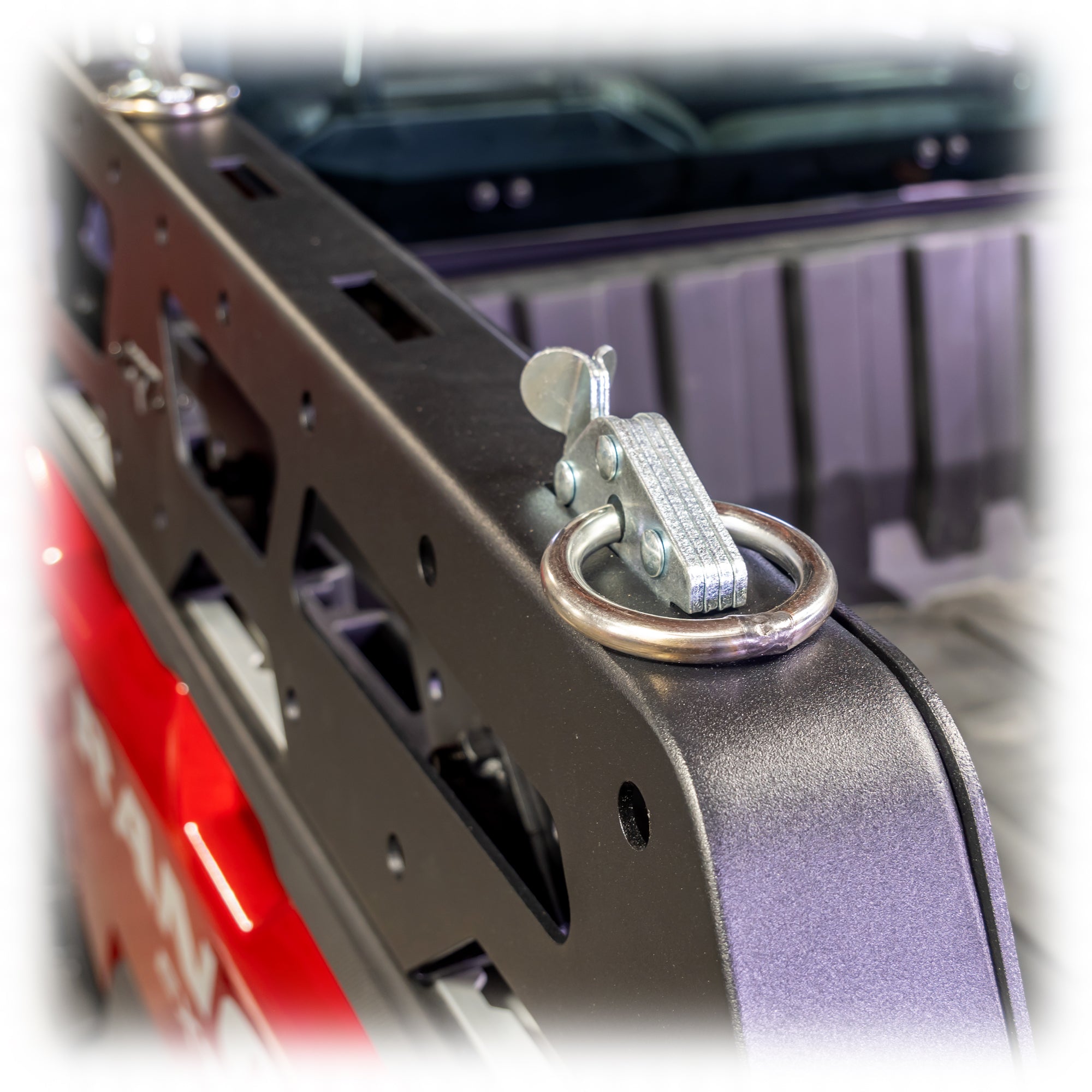 DRT Polaris Ranger XD 1500 2024+ Chase Rack System Latch ring close up