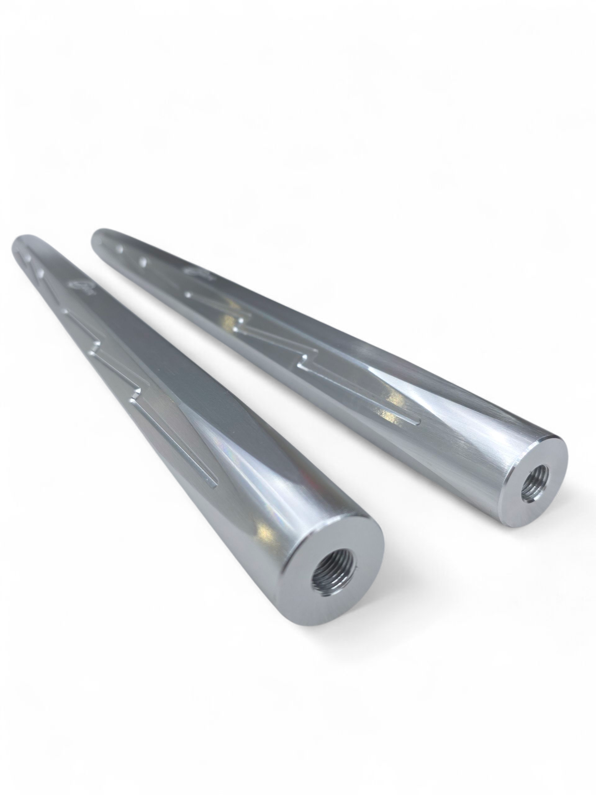 2017+ Can Am X3 Maverick Billet Tie Rods Anodized Clear (RS 72" Model Only)