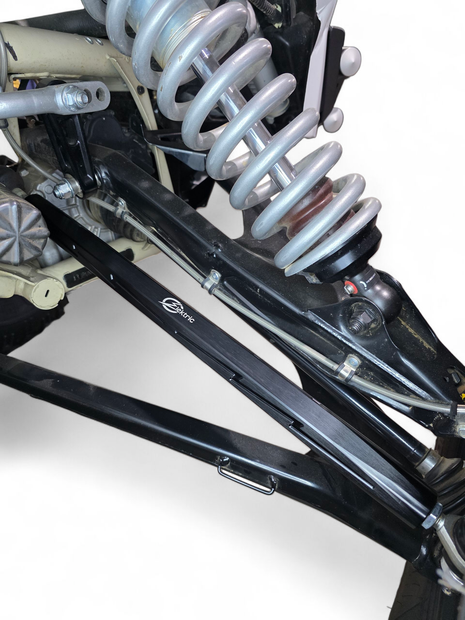 2017+ Can Am X3 Maverick Billet Tie Rods Anodized Clear (RS 72" Model Only)