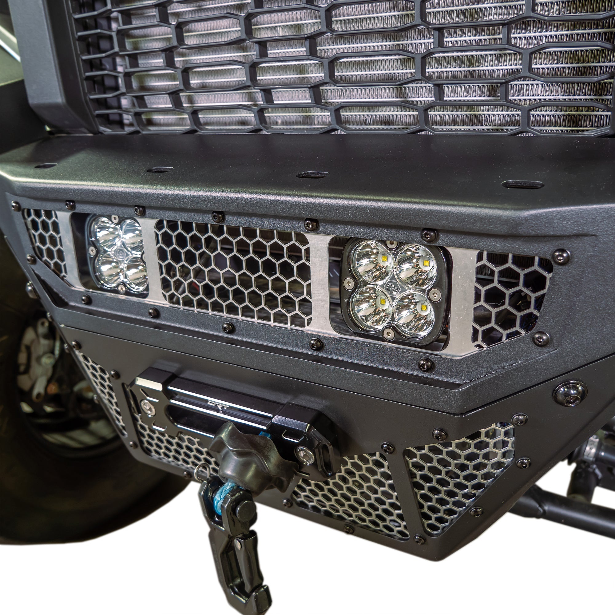 Close up of bumper details
