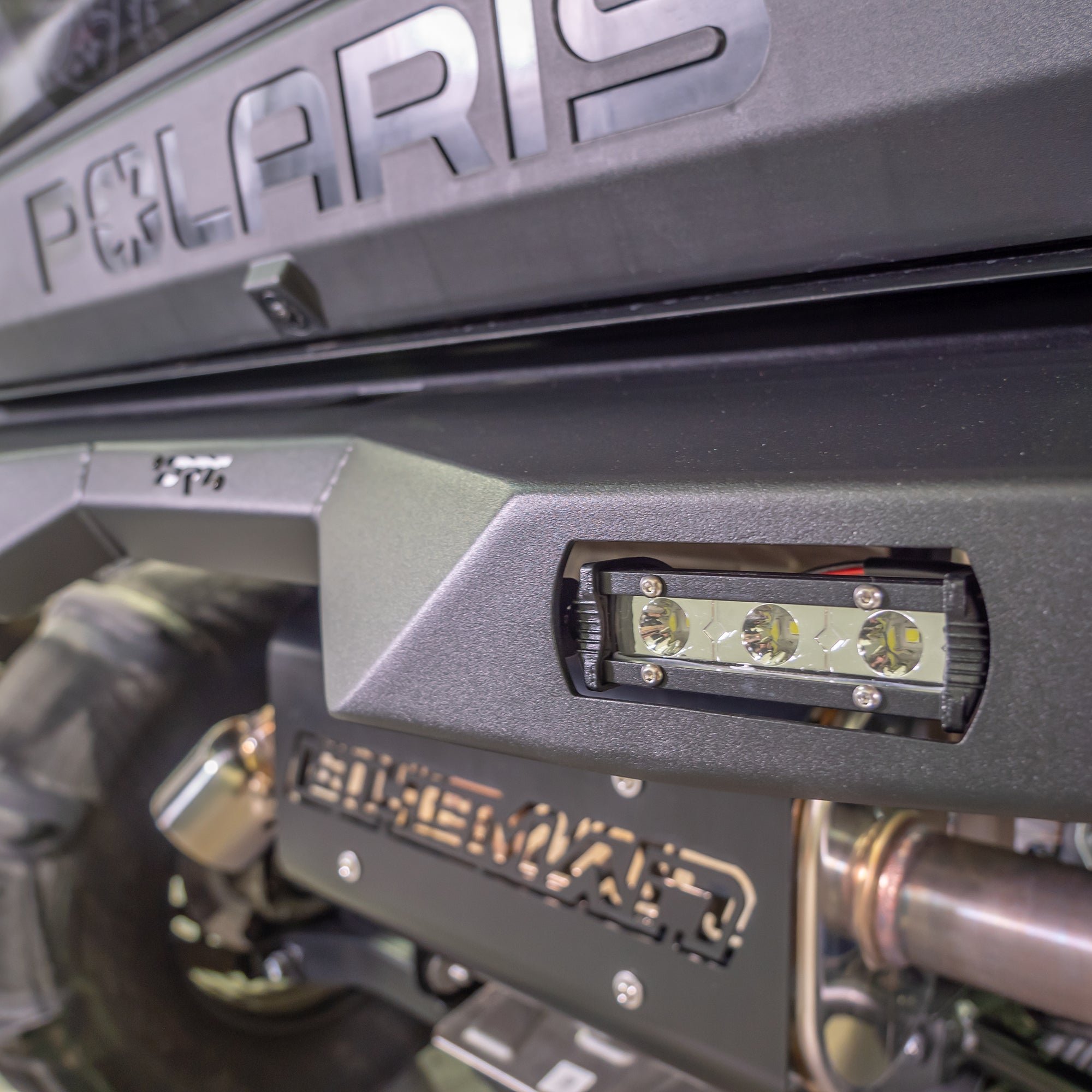 heavy-duty steel rear bumper for Polaris Xpedition 2024+