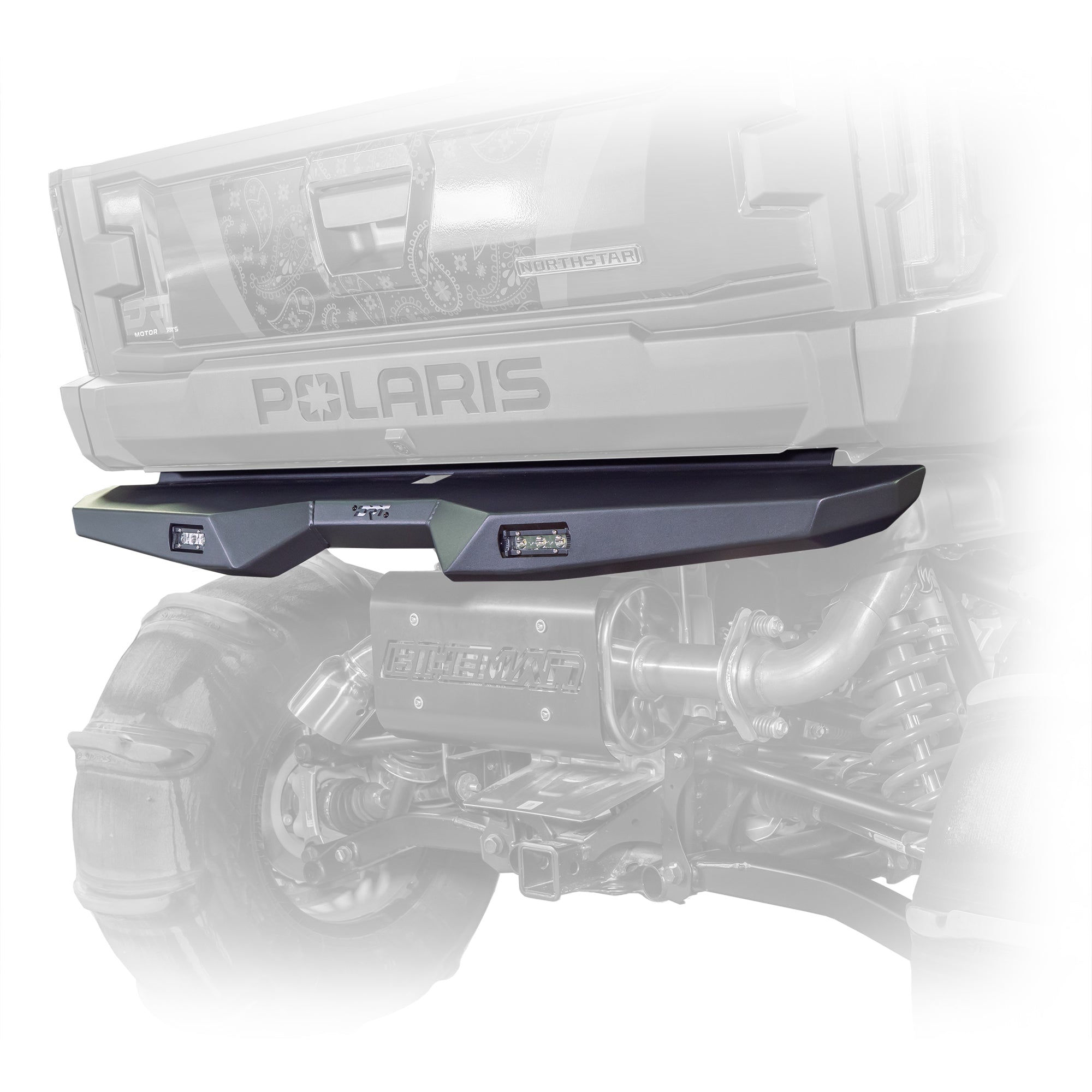 Polaris Xpedition rear bumper installed on vehicle