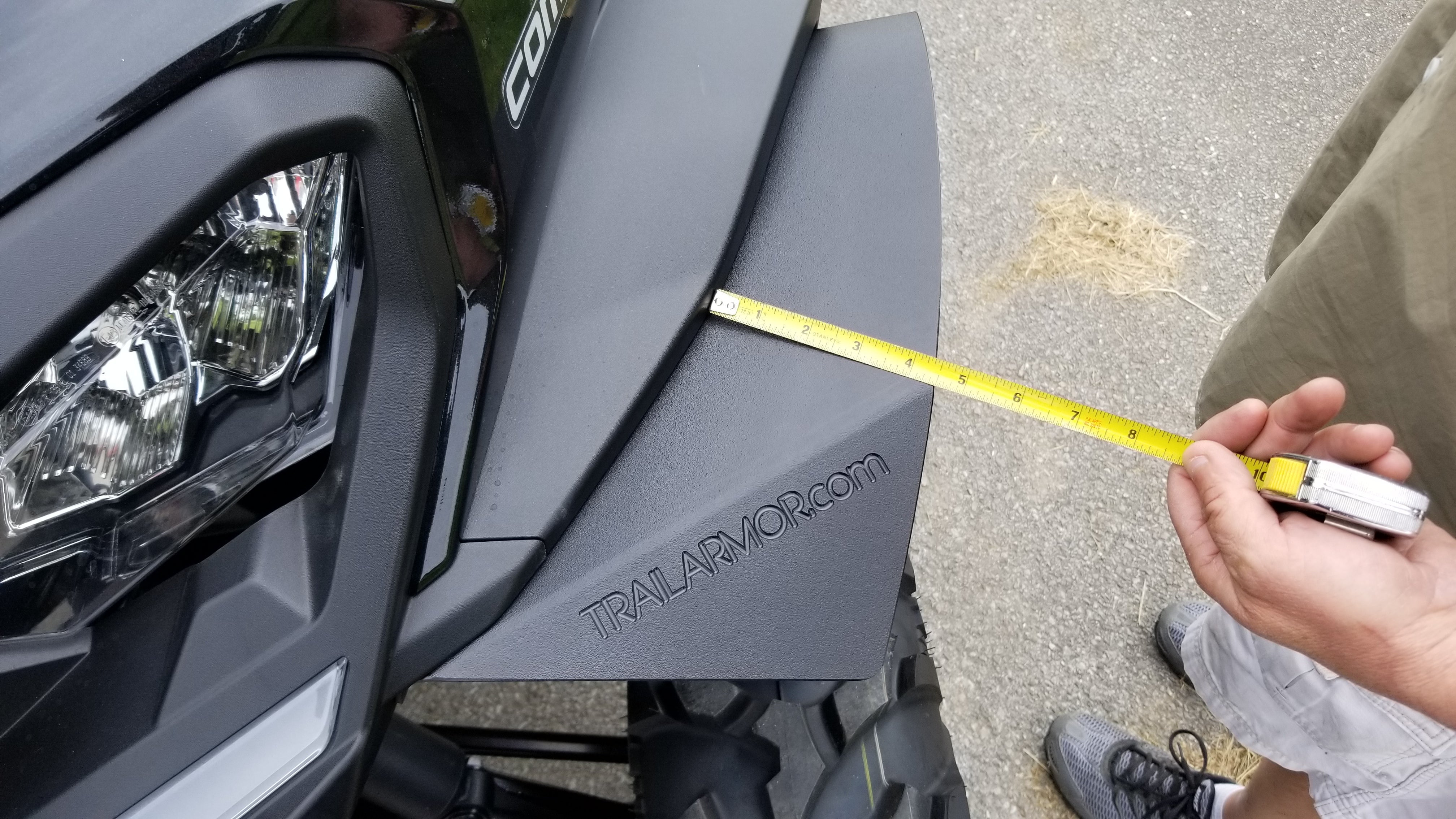 Trail Armor Can Am Commander XT, Commander XT-P and Commander DPS, Commander Max DPS, Commander Max XT, Commander Max XT-P Mud Flap Fender Extensions 2021-2025