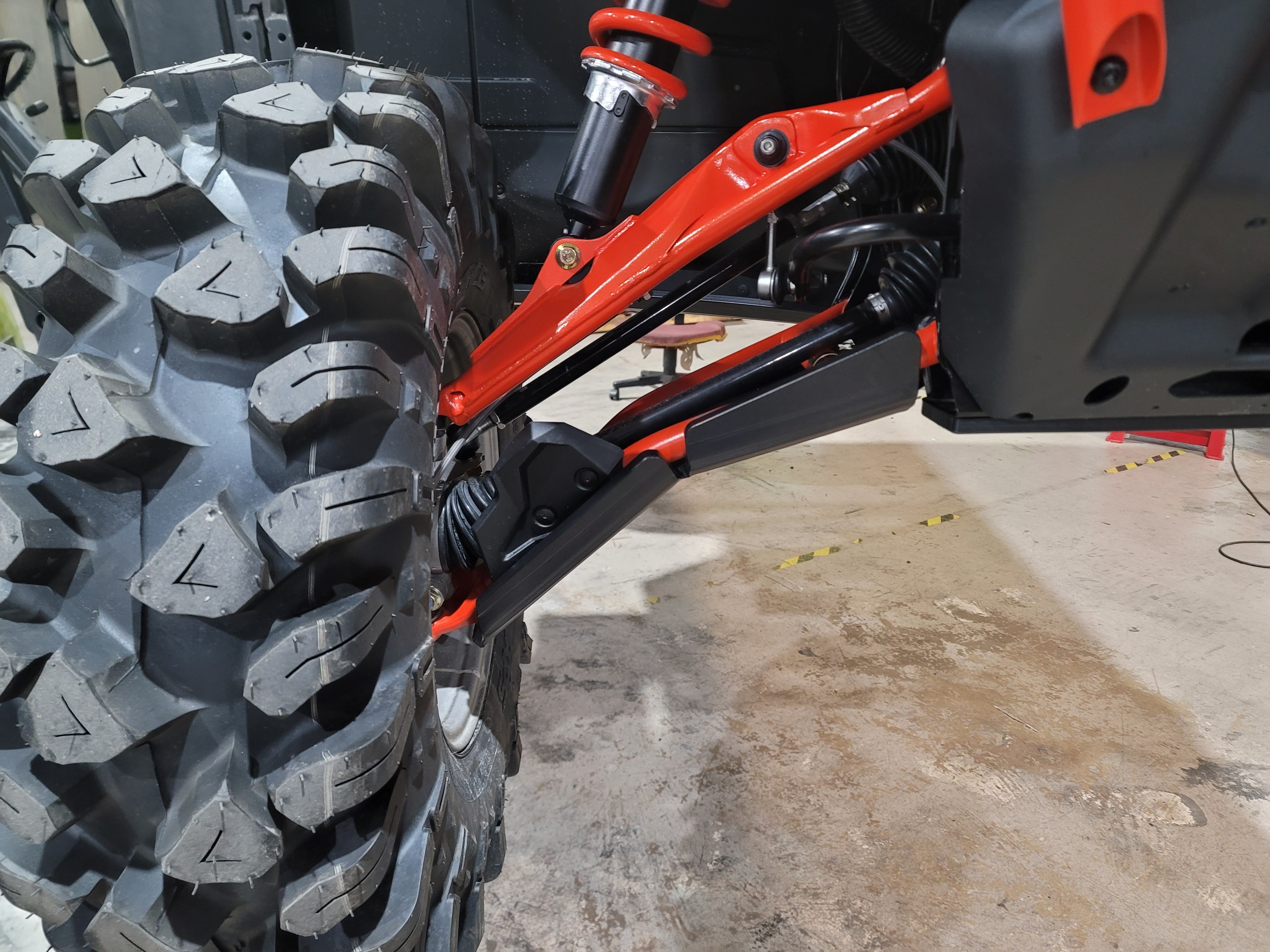 Trail Armor Can Am Defender, Defender X MR, Defender Max, and Defender Pro iMpact A-Arm guards for FACTORY ARCHED A-ARMS