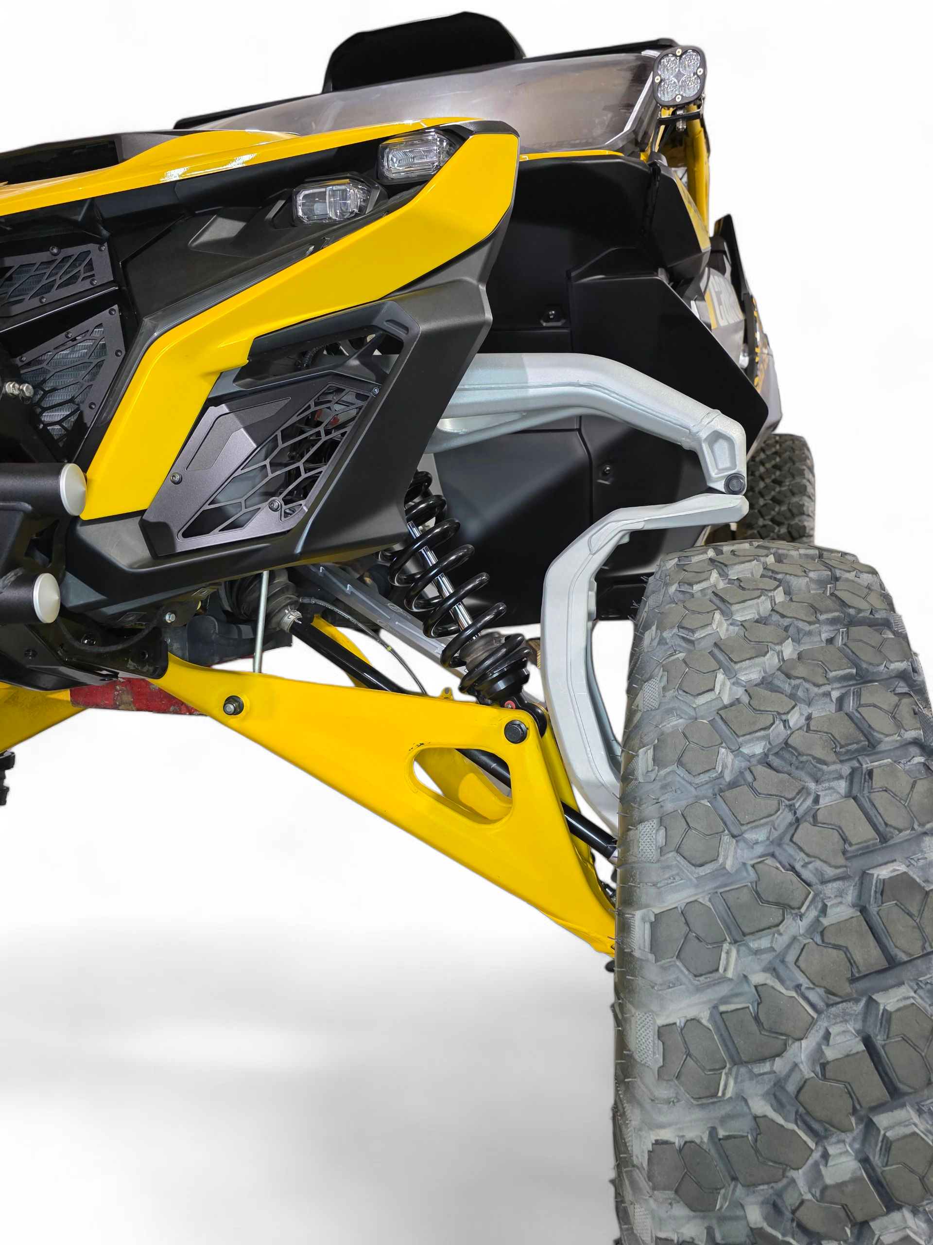 2024+ Can Am Maverick R Billet Tie Rods Anodized Clear