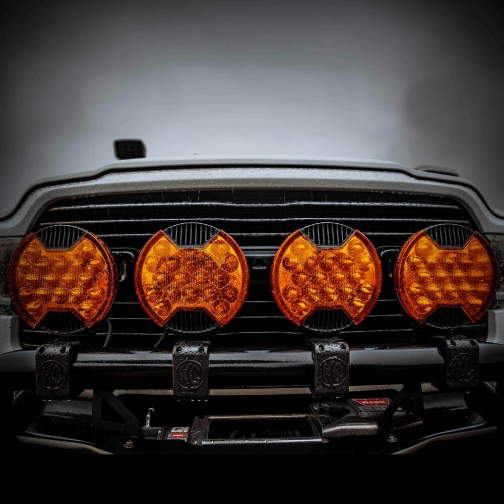 SlimLite® 8" LED - Light Shield - Driving - Amber - # 5211