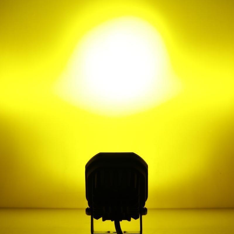 3 Inch 80W 9600LM LED Pods Lights White&Amber for ATV UTV SIDE BY SIDE 4X4