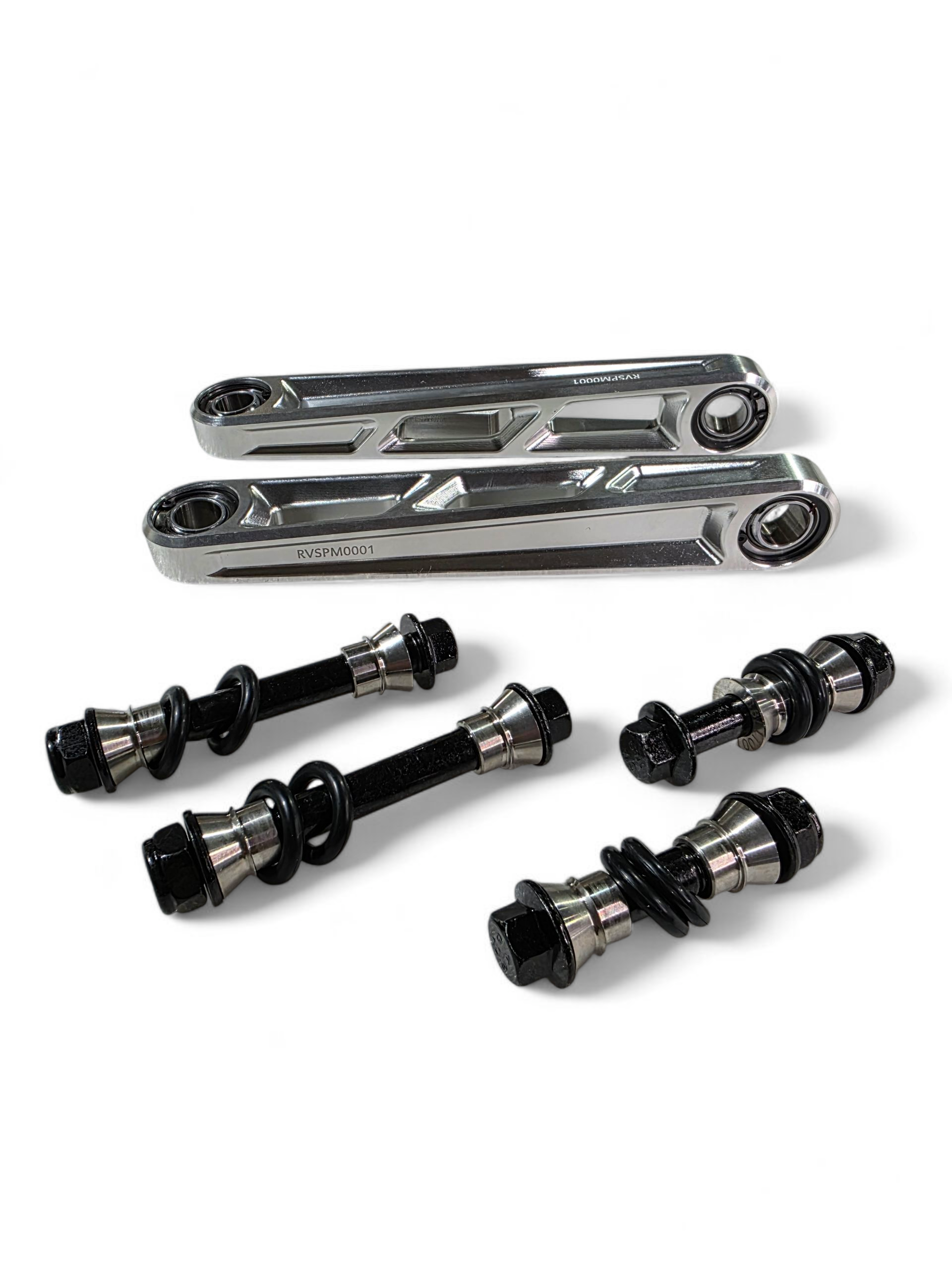 2024+ Can Am Maverick R Front Sway Bar Links Anodized (Clear)