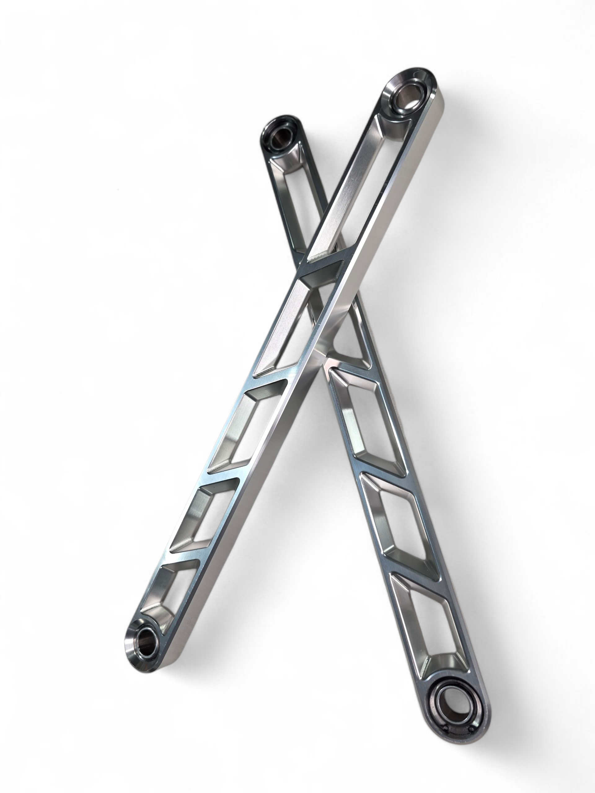 2024+ Can Am Maverick R Rear Sway Bar Links Anodized Clear