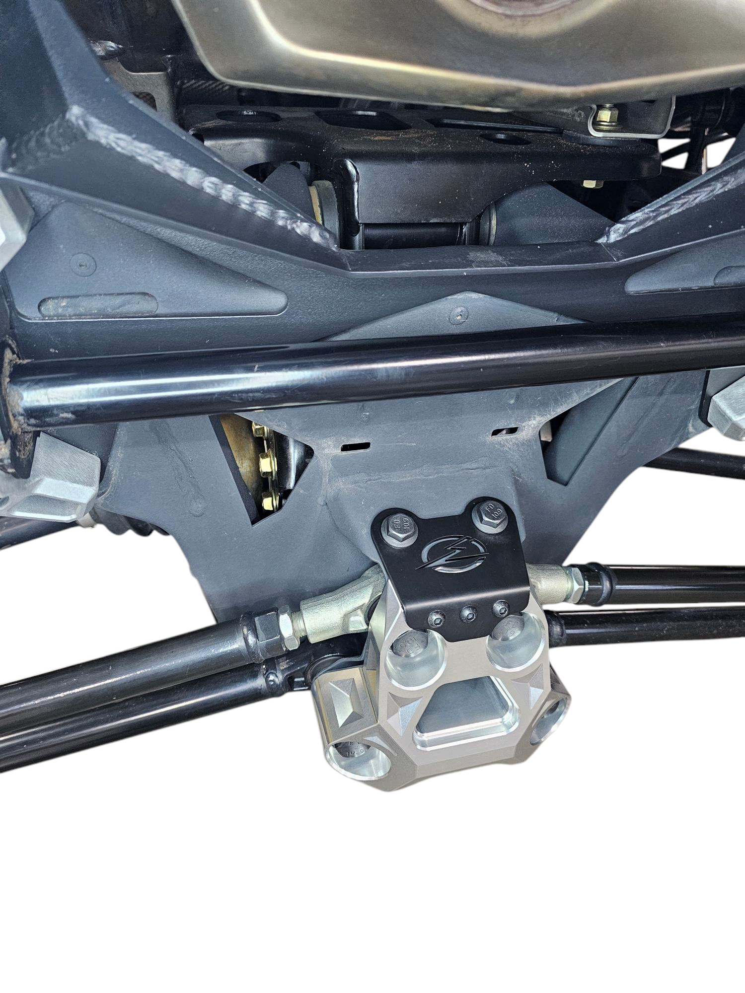 2024+ Can Am Maverick R Radius Rod Plate (Clear)