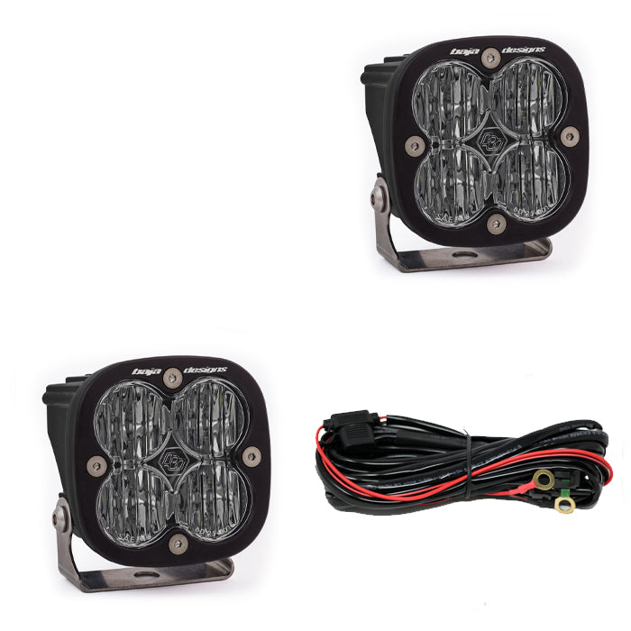 **Discontinued** Squadron SAE Fog Lights Pair LED Wide Cornering Baja Designs