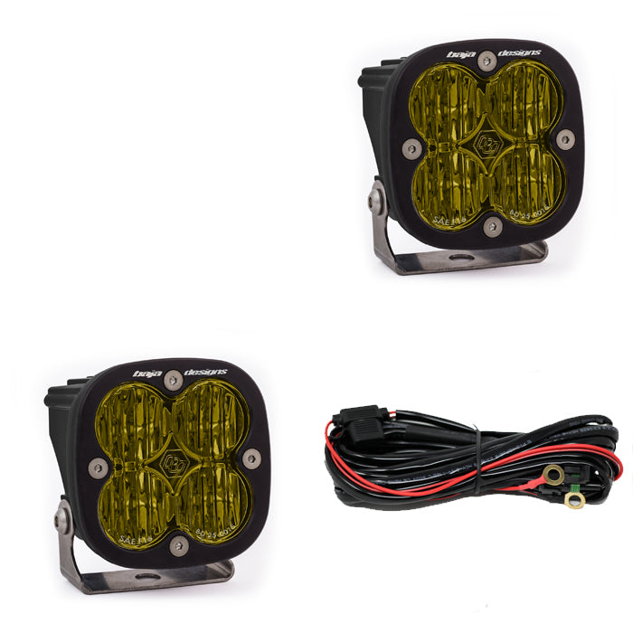 **Discontinued** Squadron SAE Fog Lights Pair LED Wide Cornering Amber Baja Designs