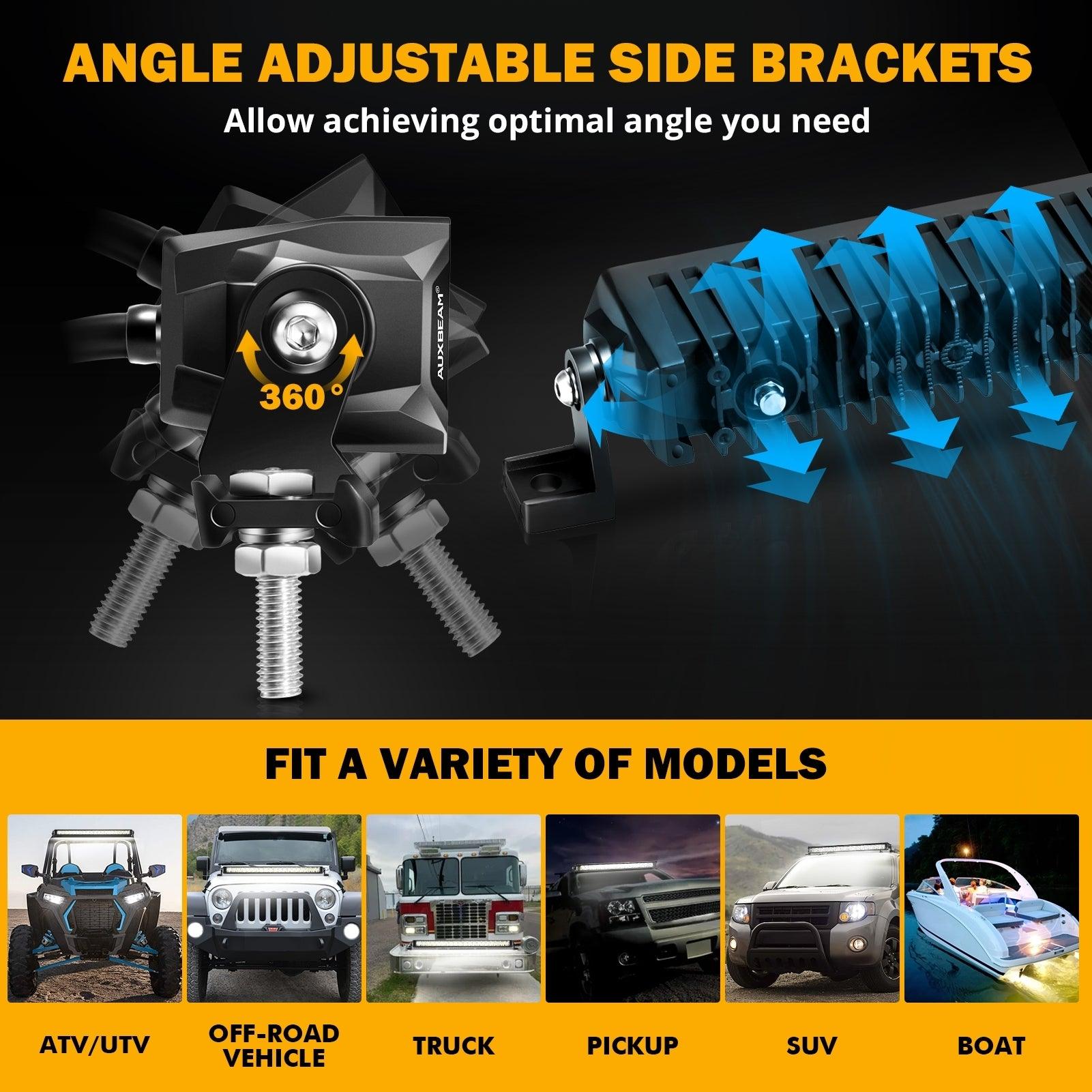 SP-basic Series 22 Inch 100W 11000LM Single Row Off Road LED Light Bar