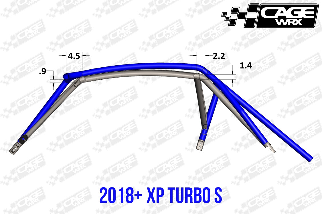 Polaris RZR XP / Turbo S (2019-2023) Roll Cage KIT | "COMPETITION CAGE"