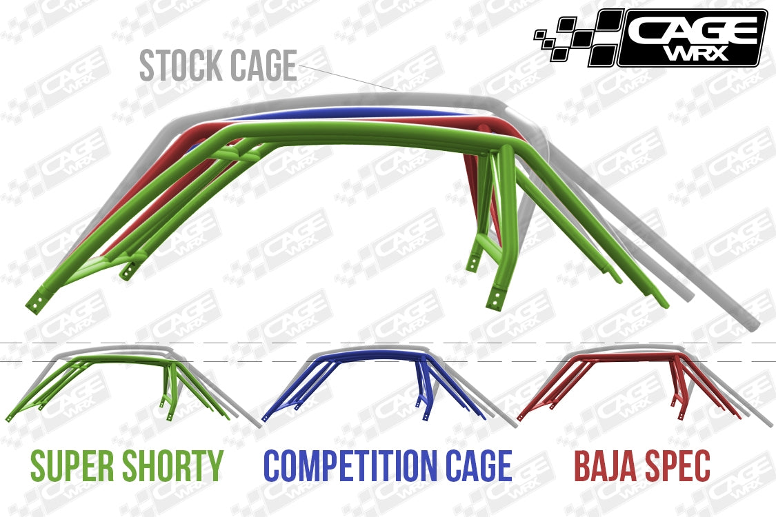 Polaris RZR XP / Turbo S (2019-2023) Roll Cage | ASSEMBLED | "SUPER SHORTY"