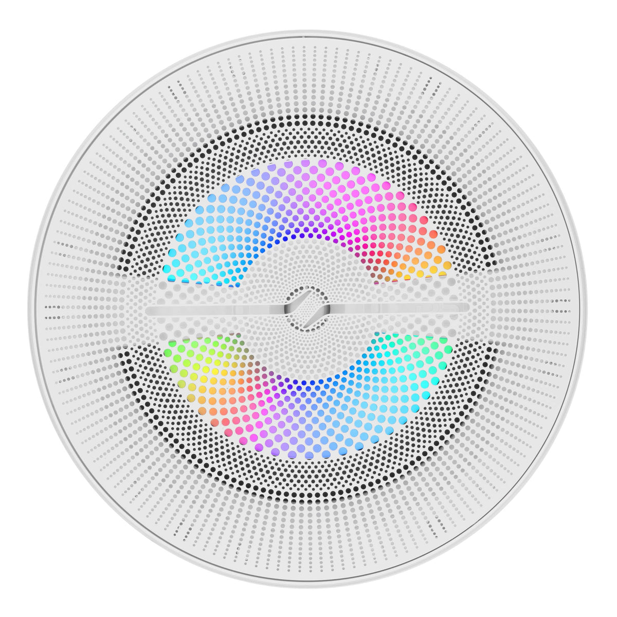 Luxury 8” 2-Way Marine Coaxial Speaker with Digital LED Lights and Flush Magnetic Mount Grille | 175W RMS 4-Ohm