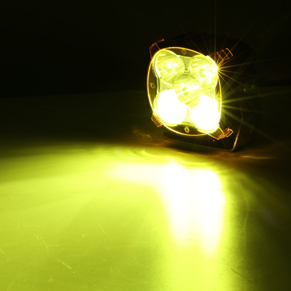 XP-ULTRA Series 4.5 Inch LED Pod Lights Off Road Lights with Amber Backlight