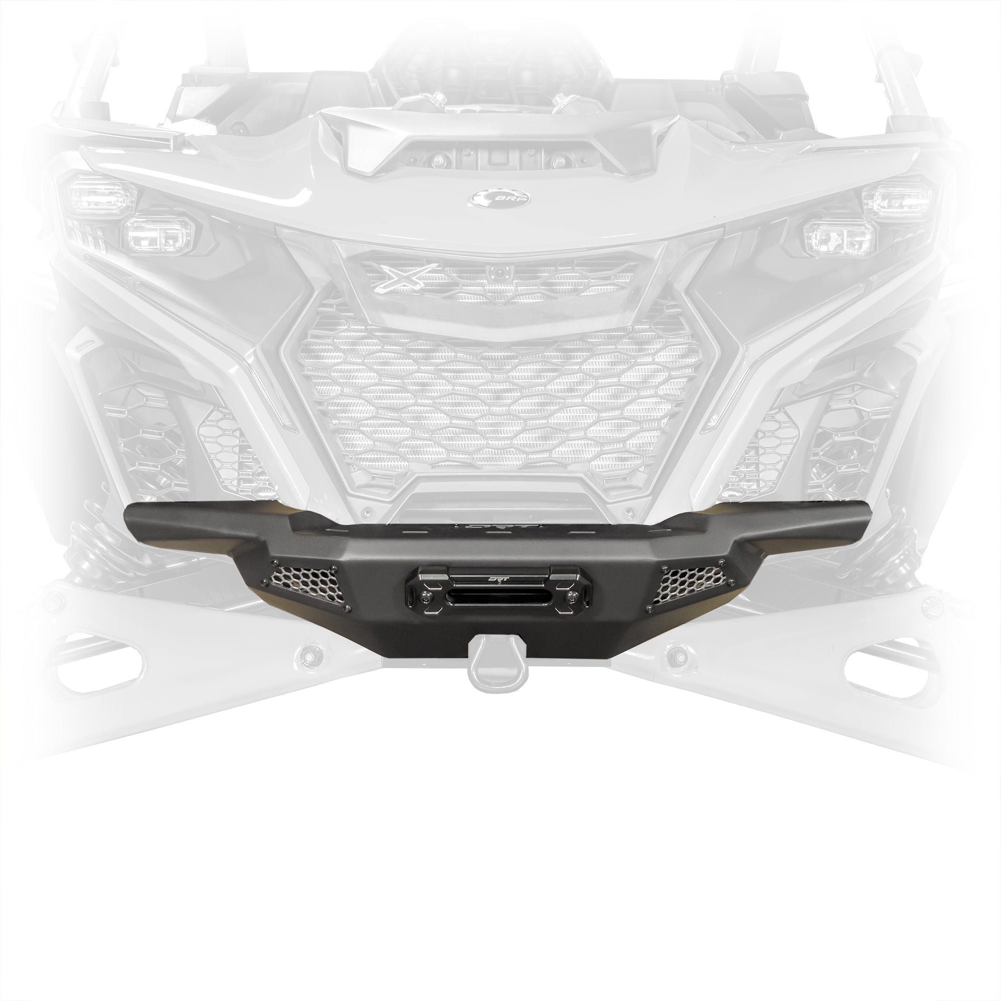 Front view of the 2024+ Maverick R Front Bumper.