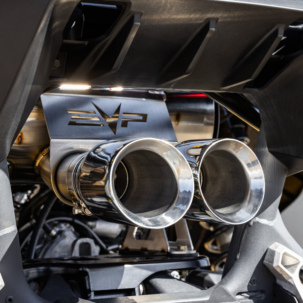 Evolution Powersports - Exhaust - EVP Racing Dynamic Twin Exit Muffler for Can-Am Maverick R